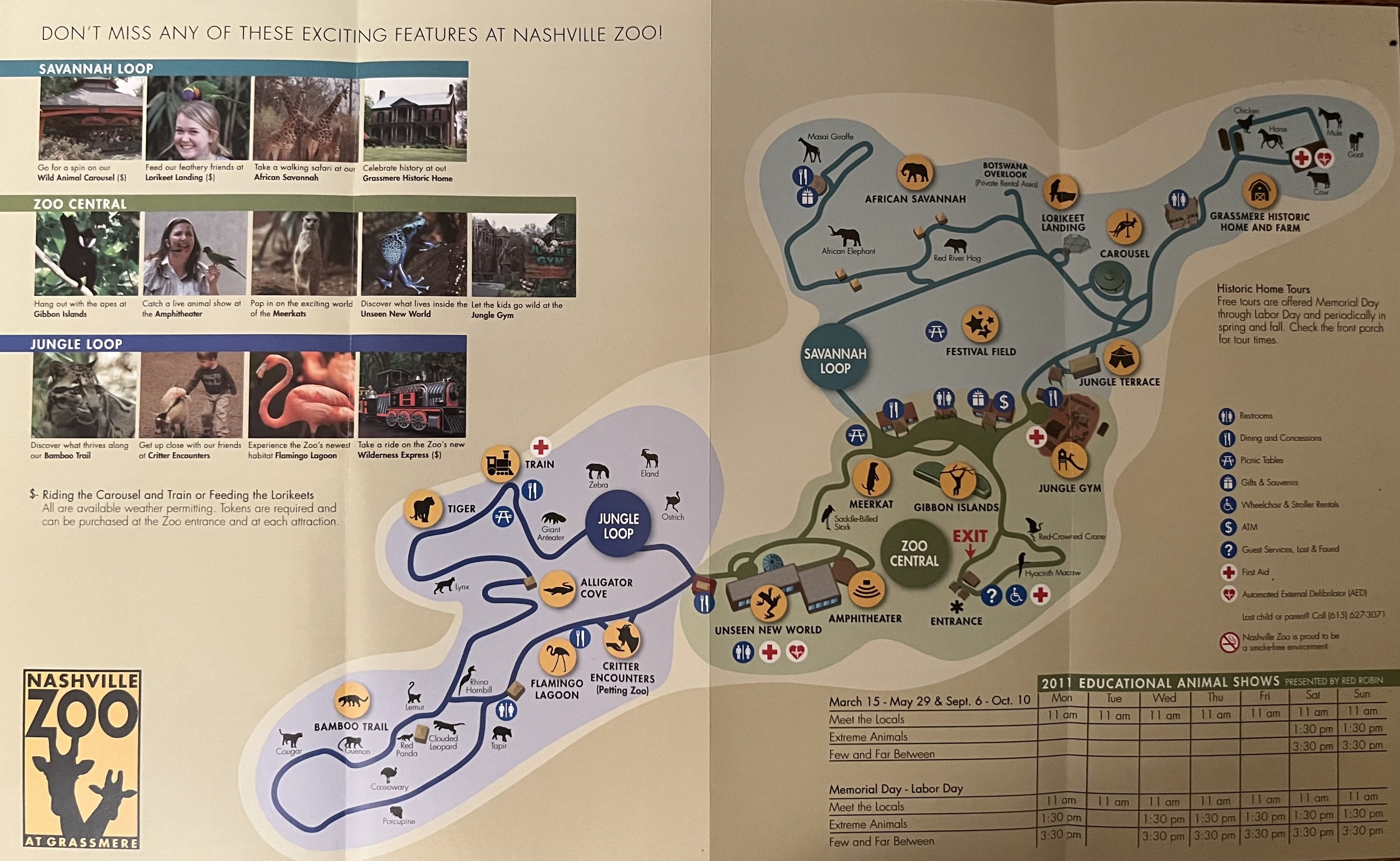 Zoo Map - 2011