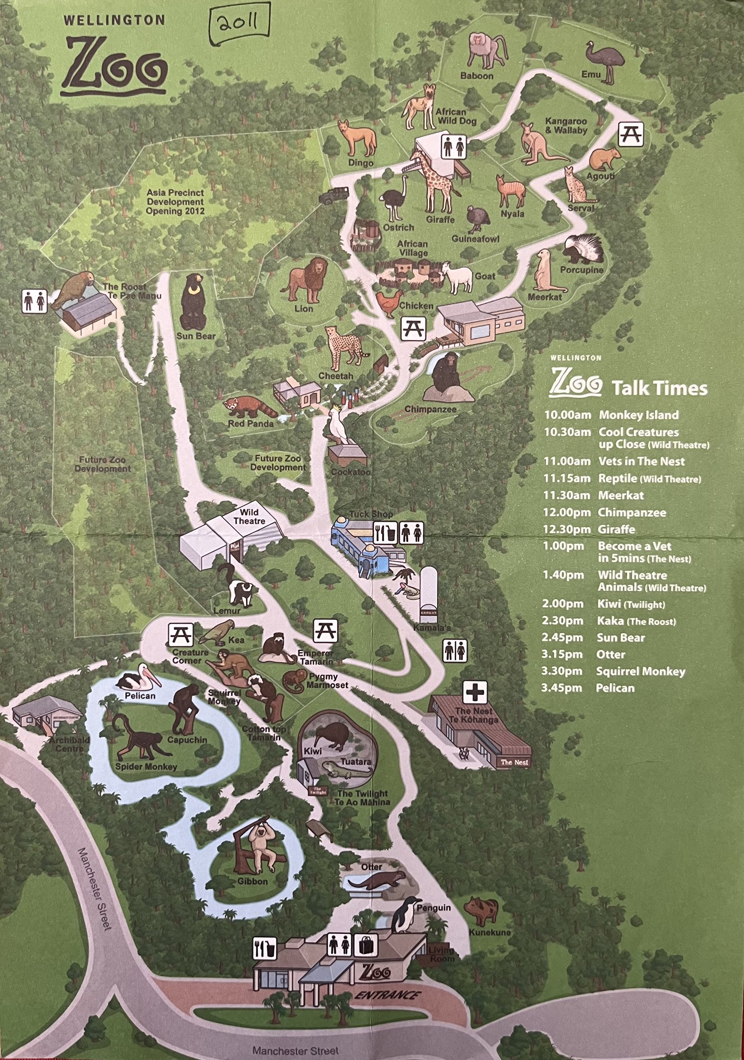 Zoo Map - 2011
