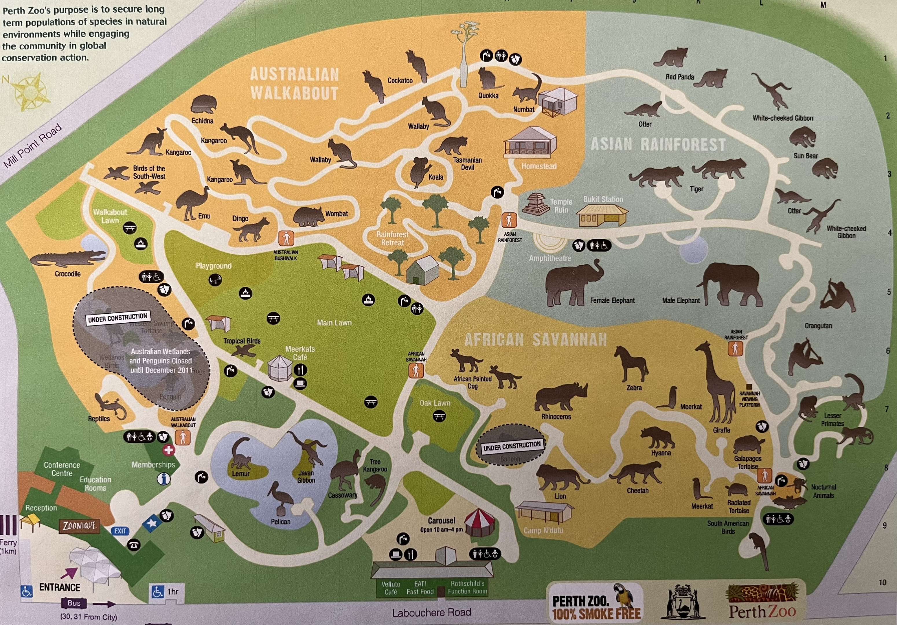 Zoo Map - 2011