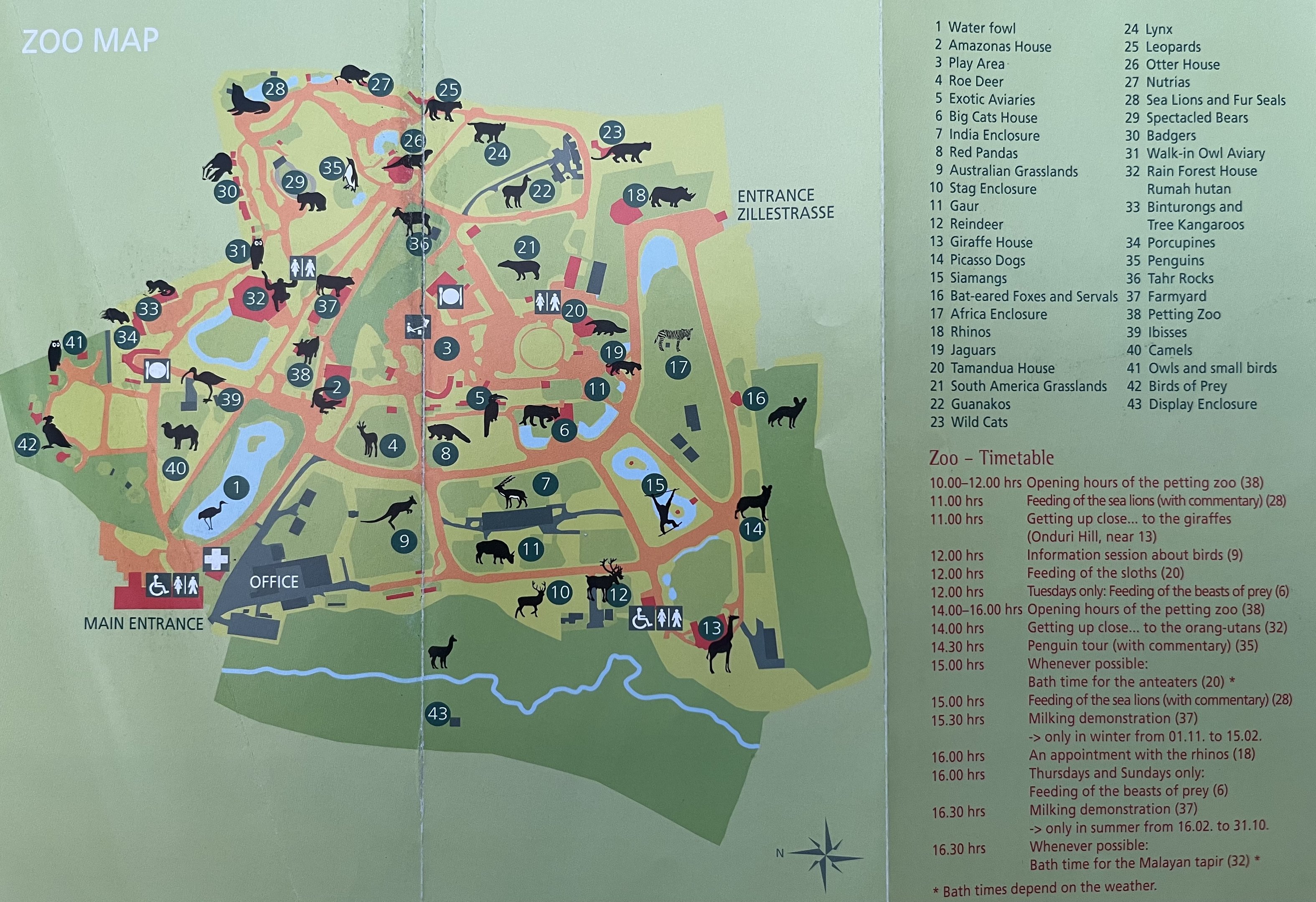 Zoo Map - 2011