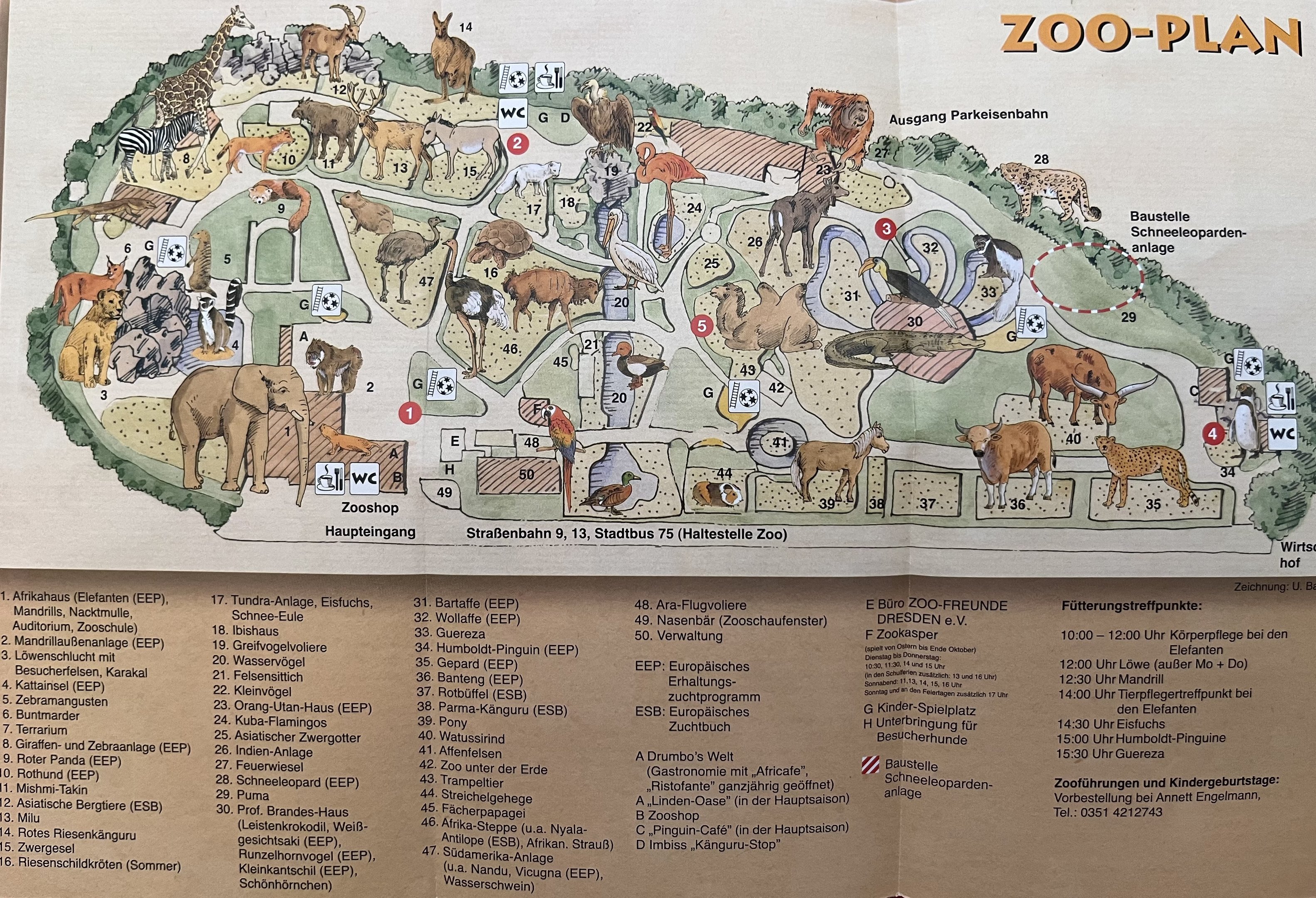 Zoo Map - 2011