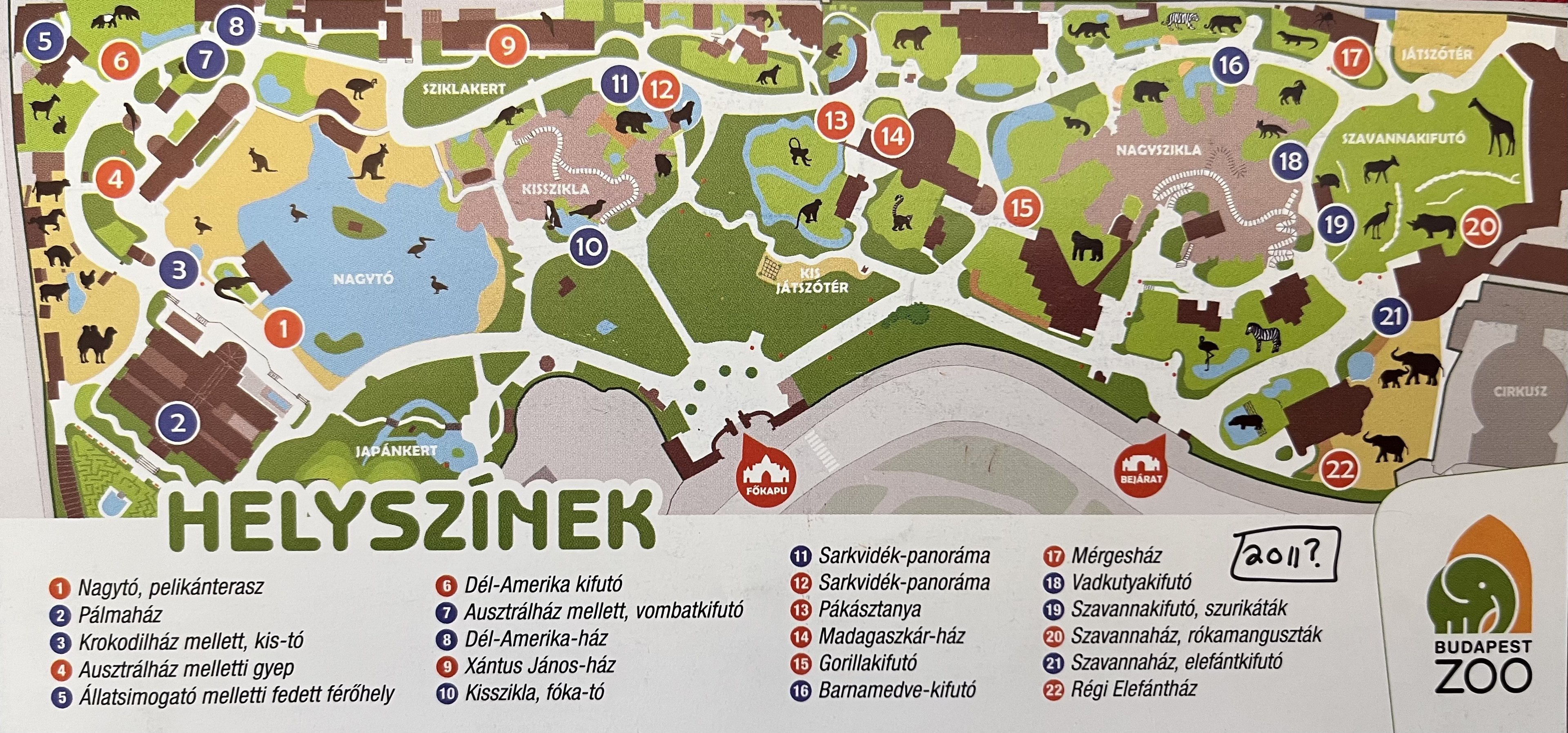 Zoo Map - 2011?