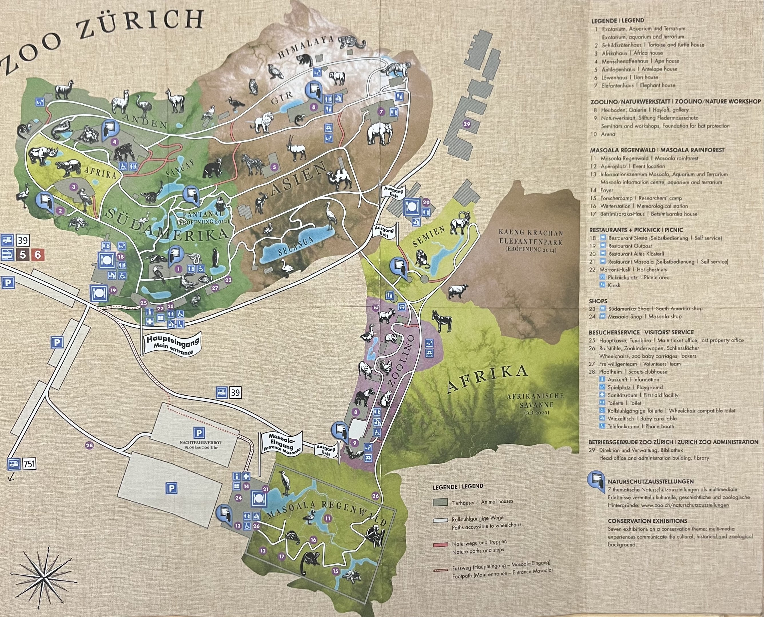 Zoo Map - 2011