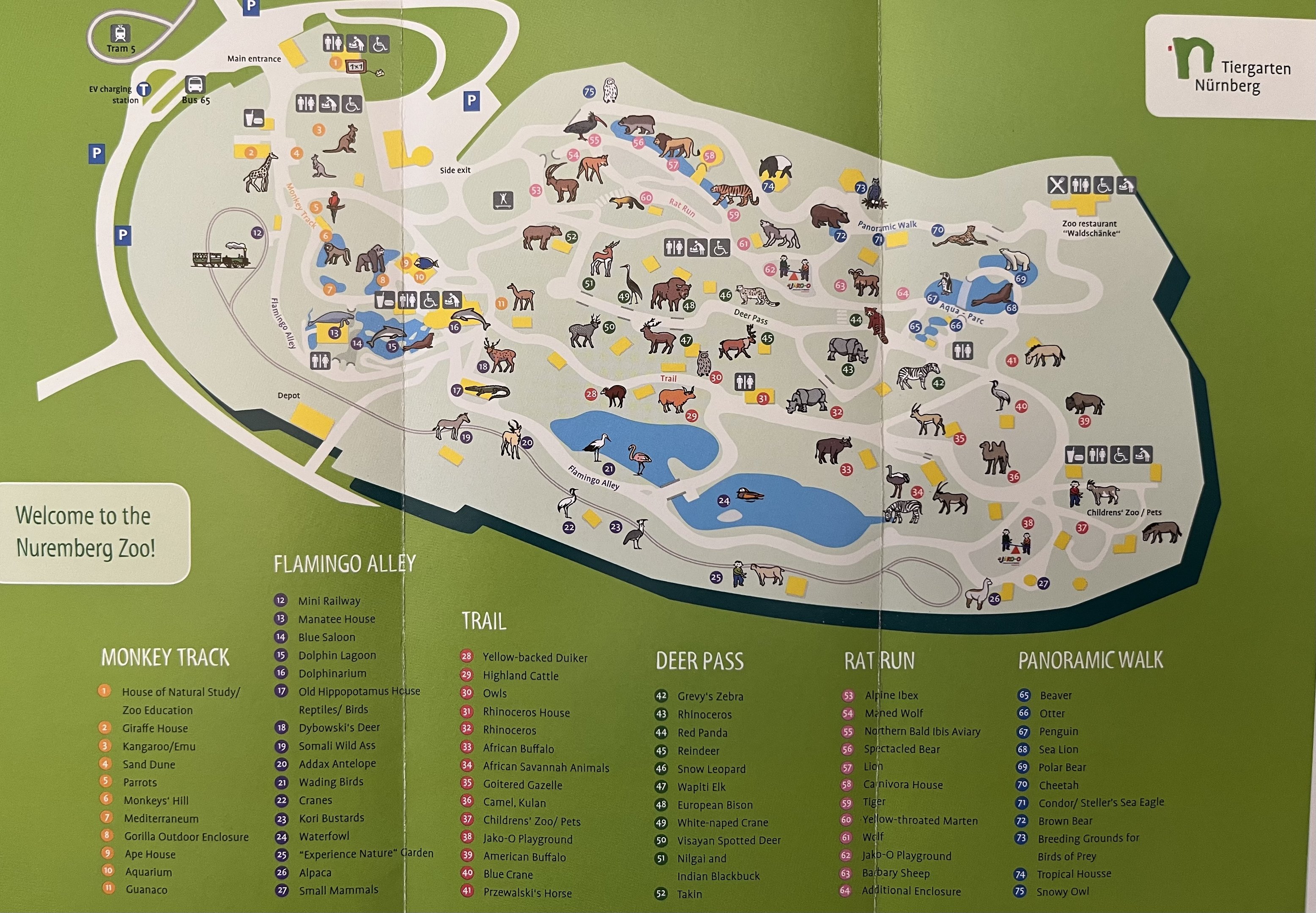 Zoo Map - 2012 (English)