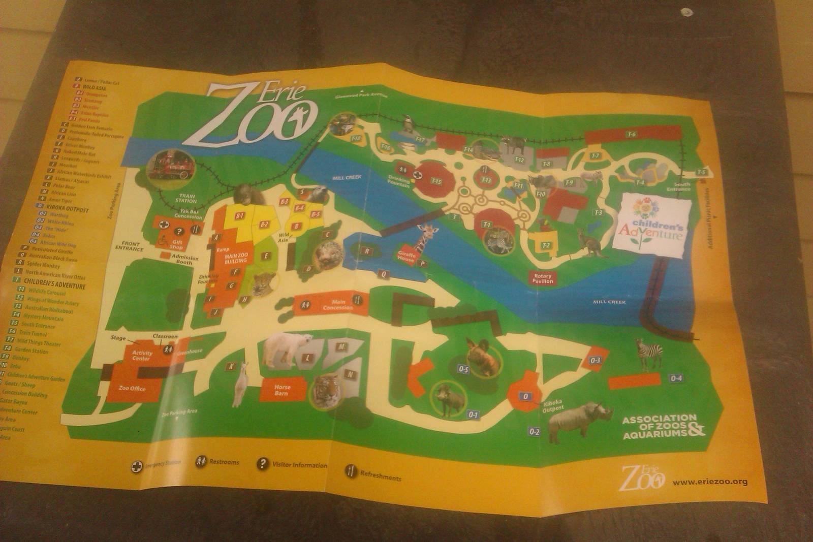 zoo map 2012