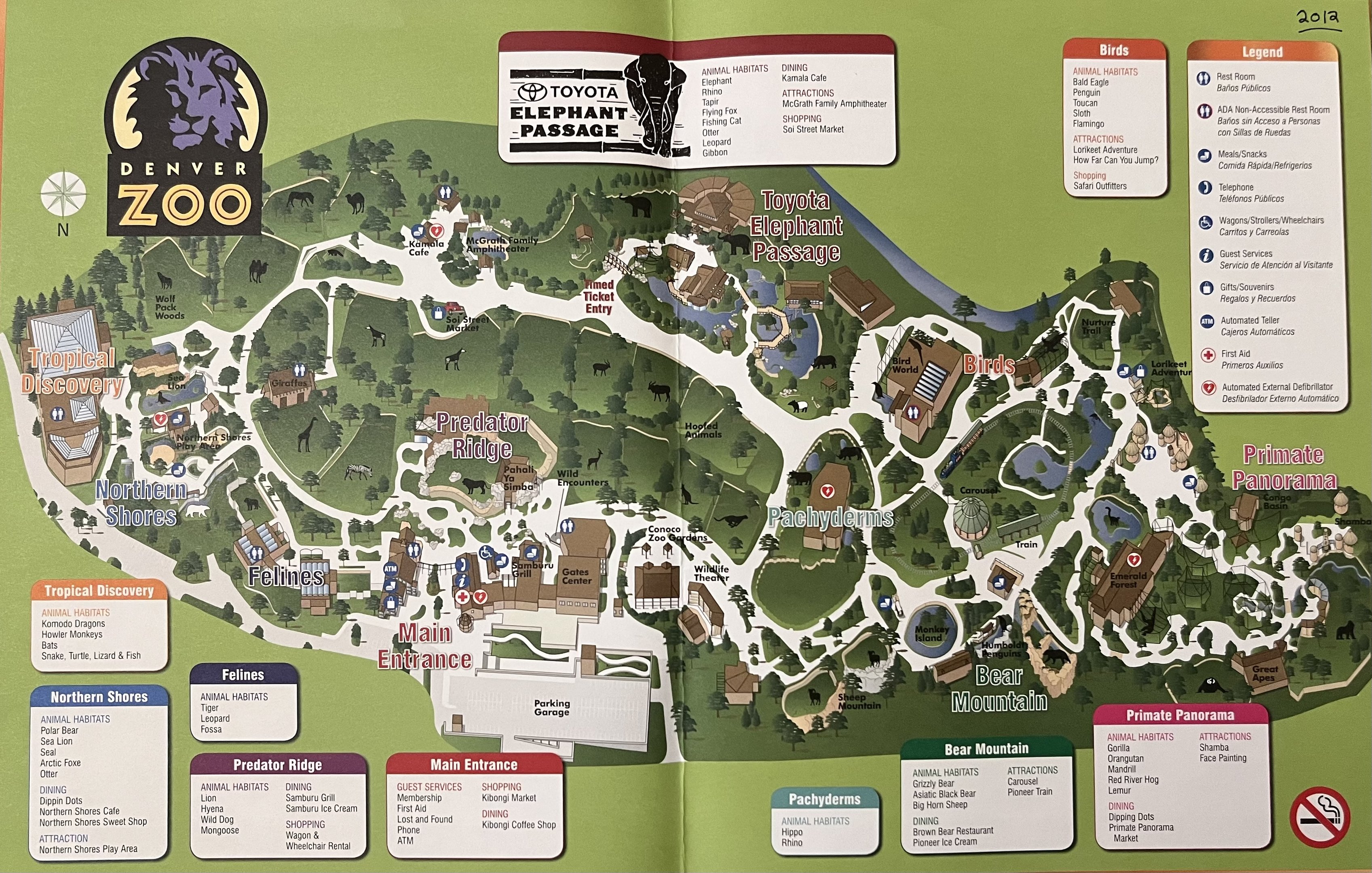 Zoo Map - 2012