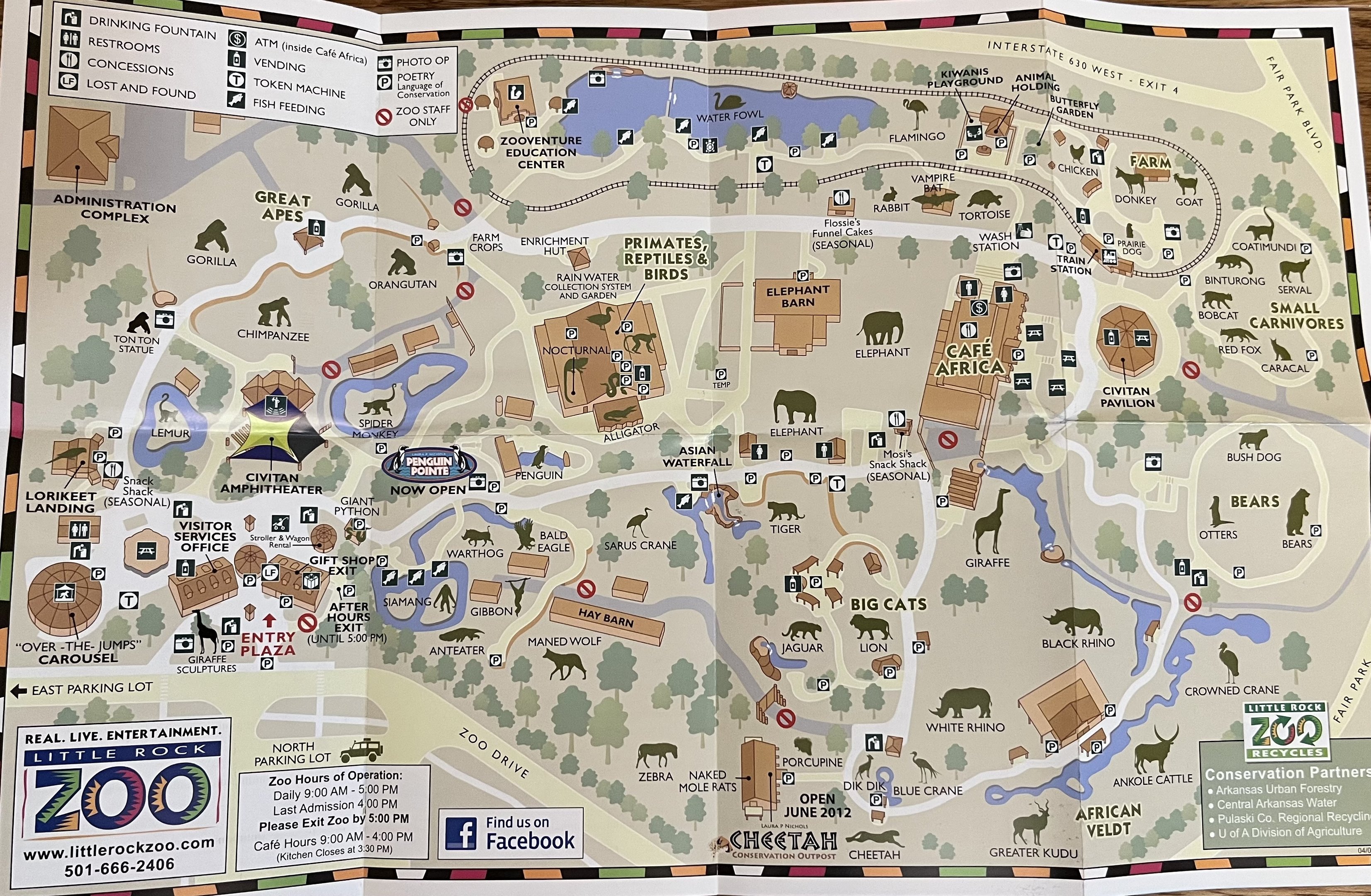 Zoo Map - 2012