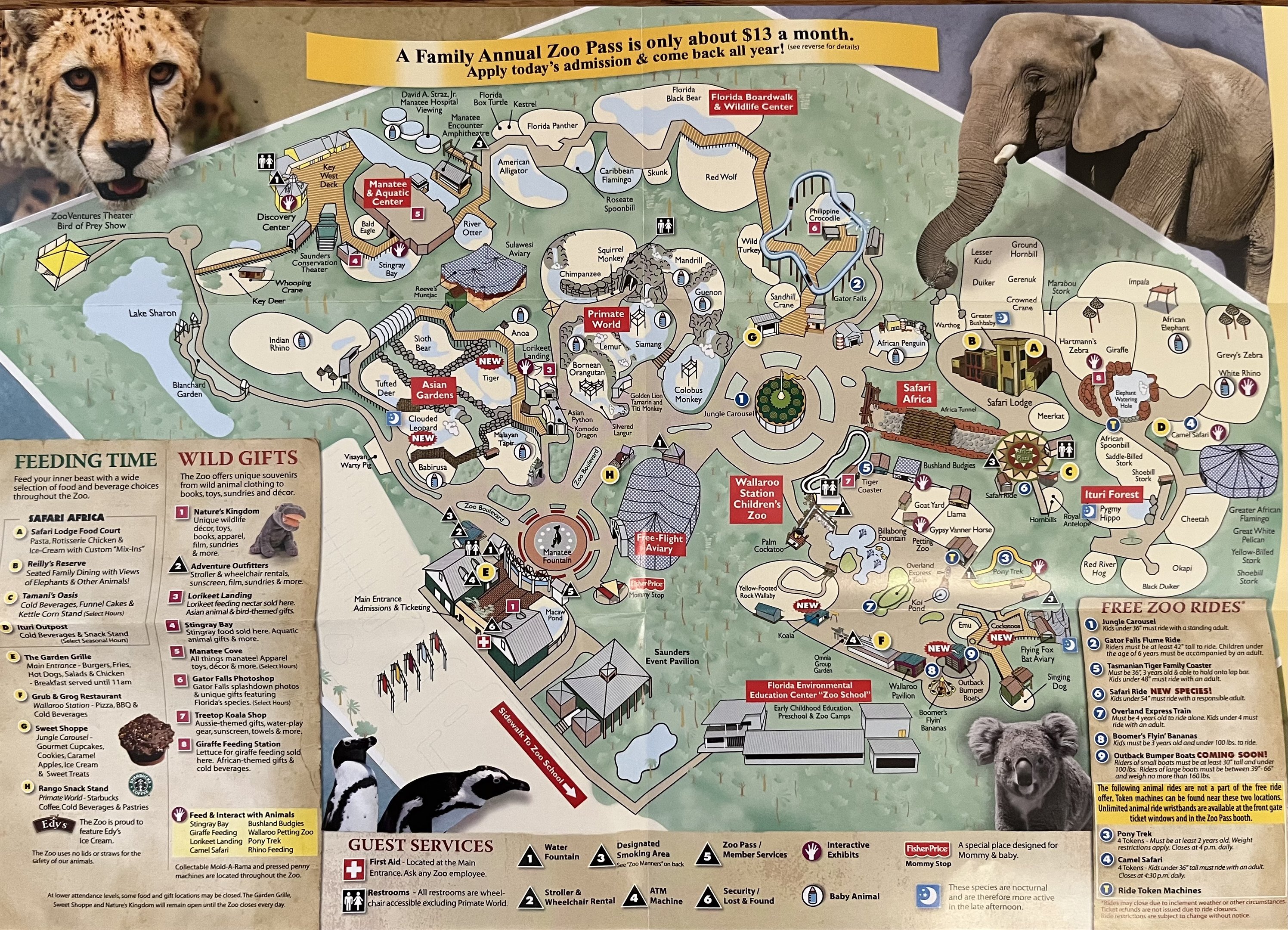 Zoo Map - 2012