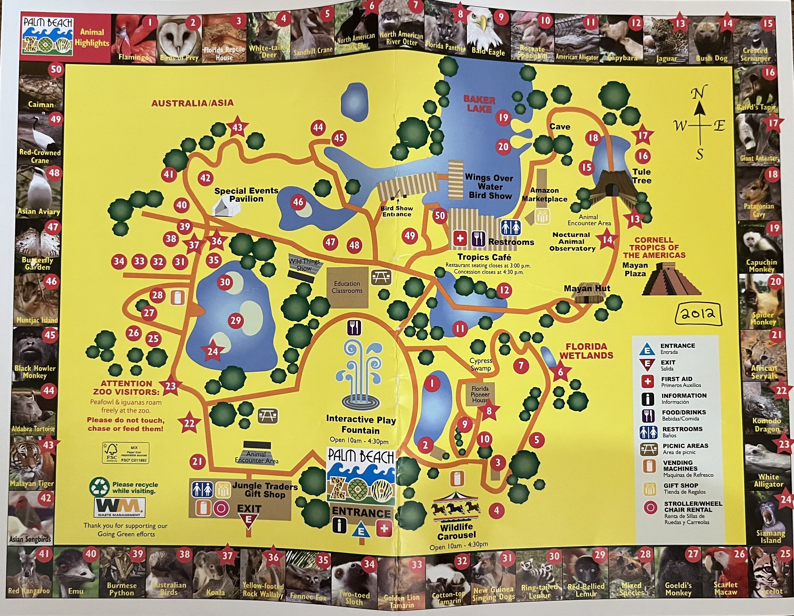 Zoo Map - 2012