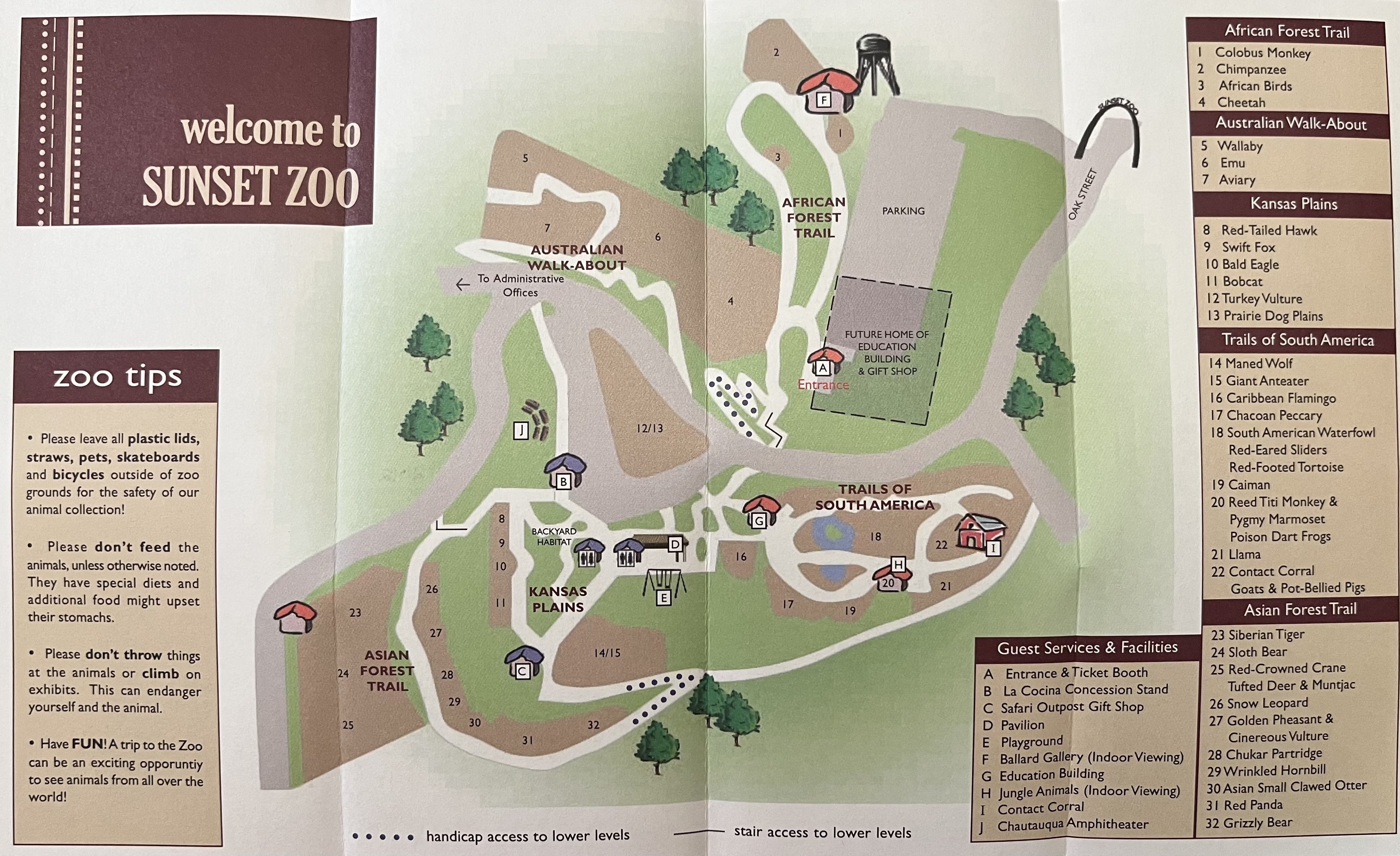 Zoo Map - 2012