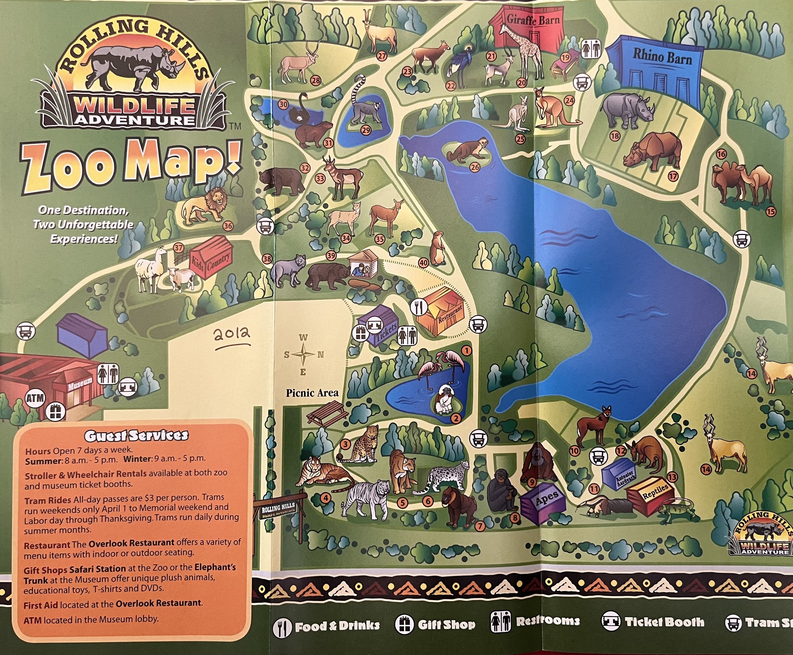 Zoo Map - 2012