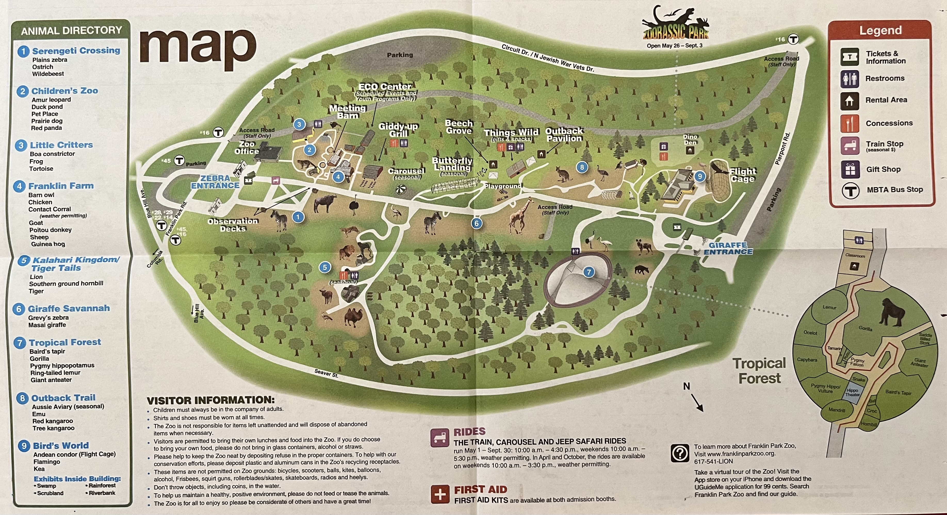 Zoo Map - 2012