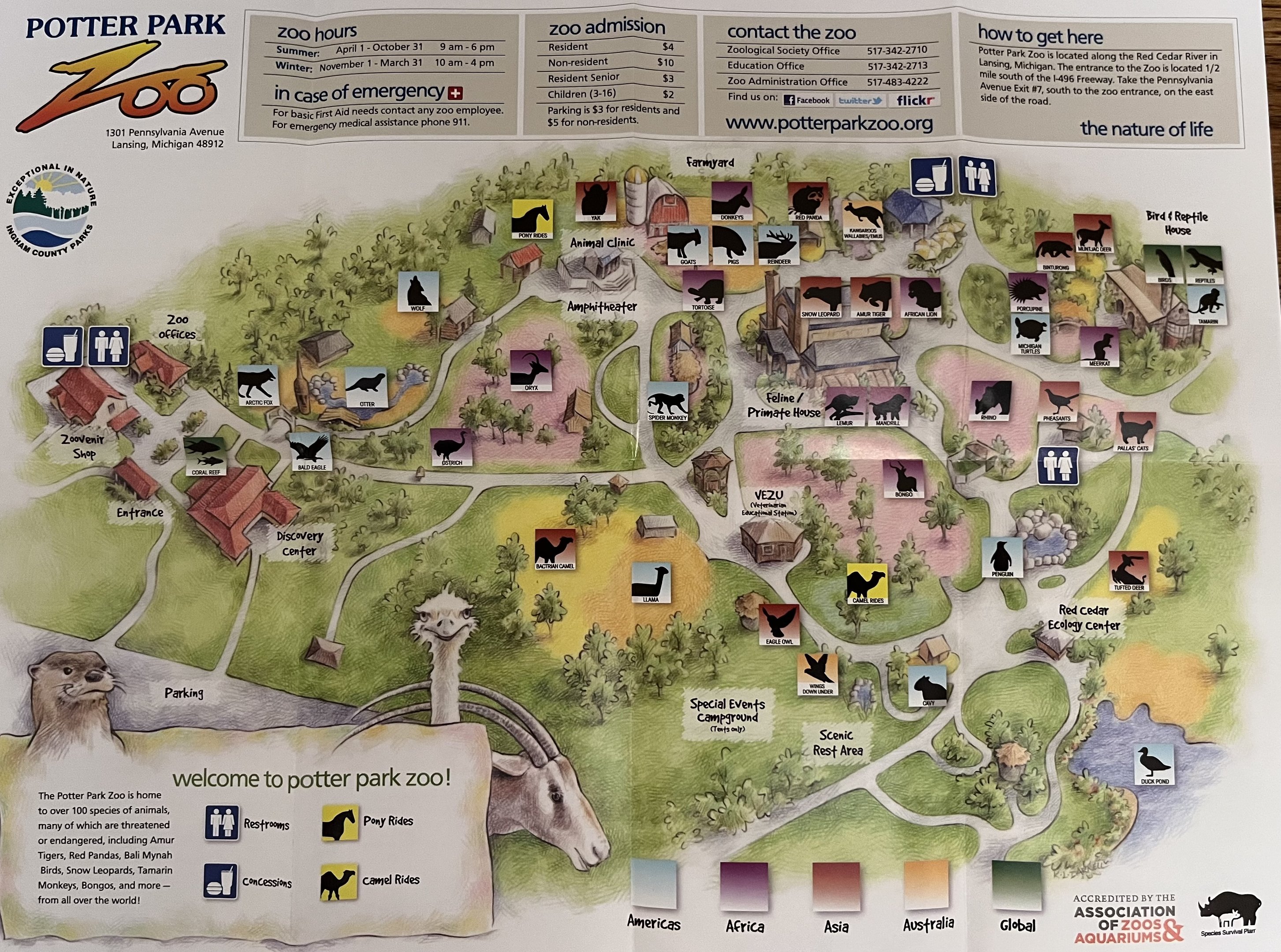 Zoo Map - 2012