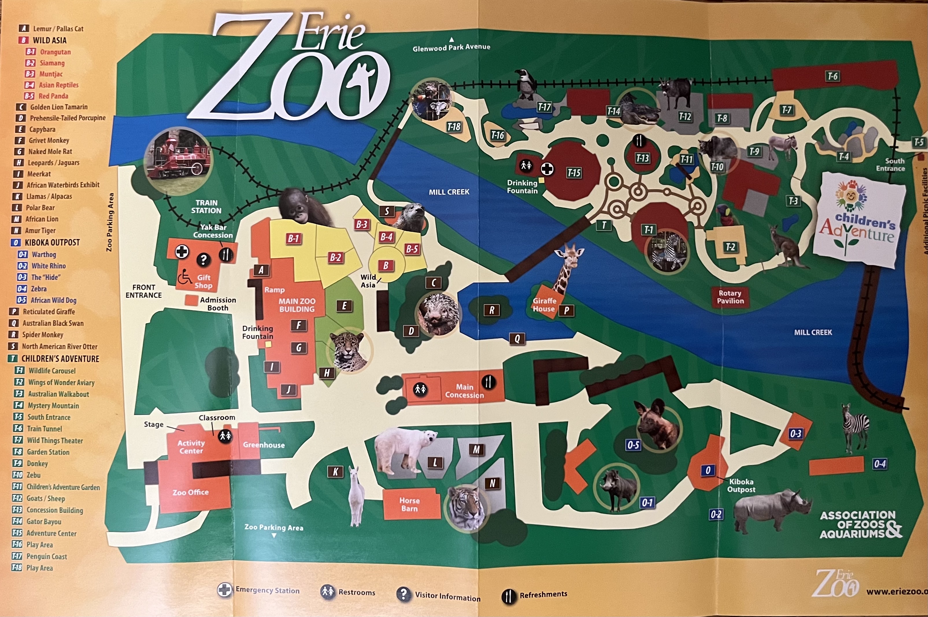 Zoo Map - 2012