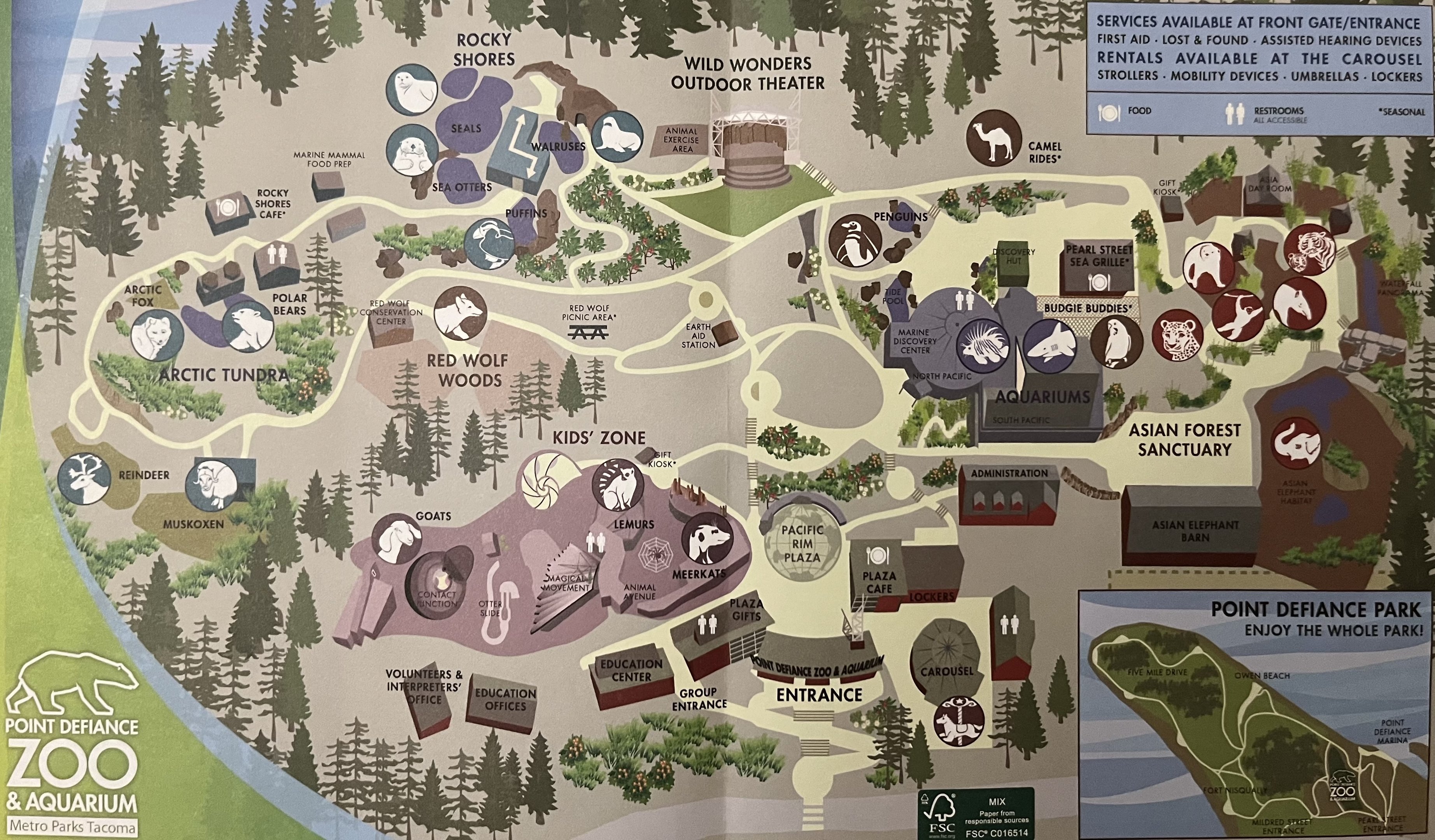 Zoo Map - 2012