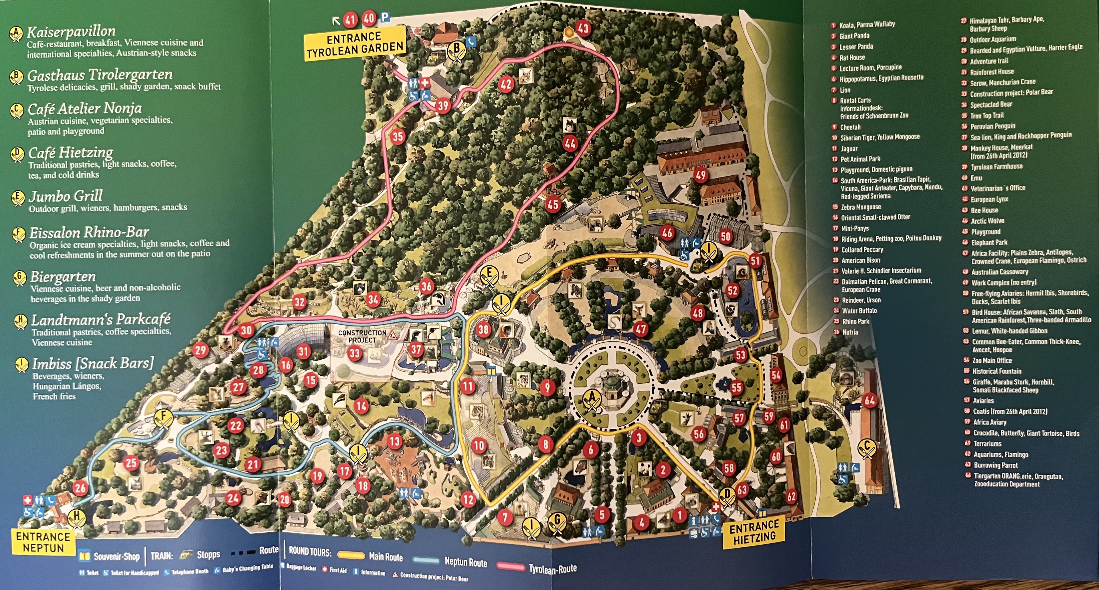 Zoo Map - 2012