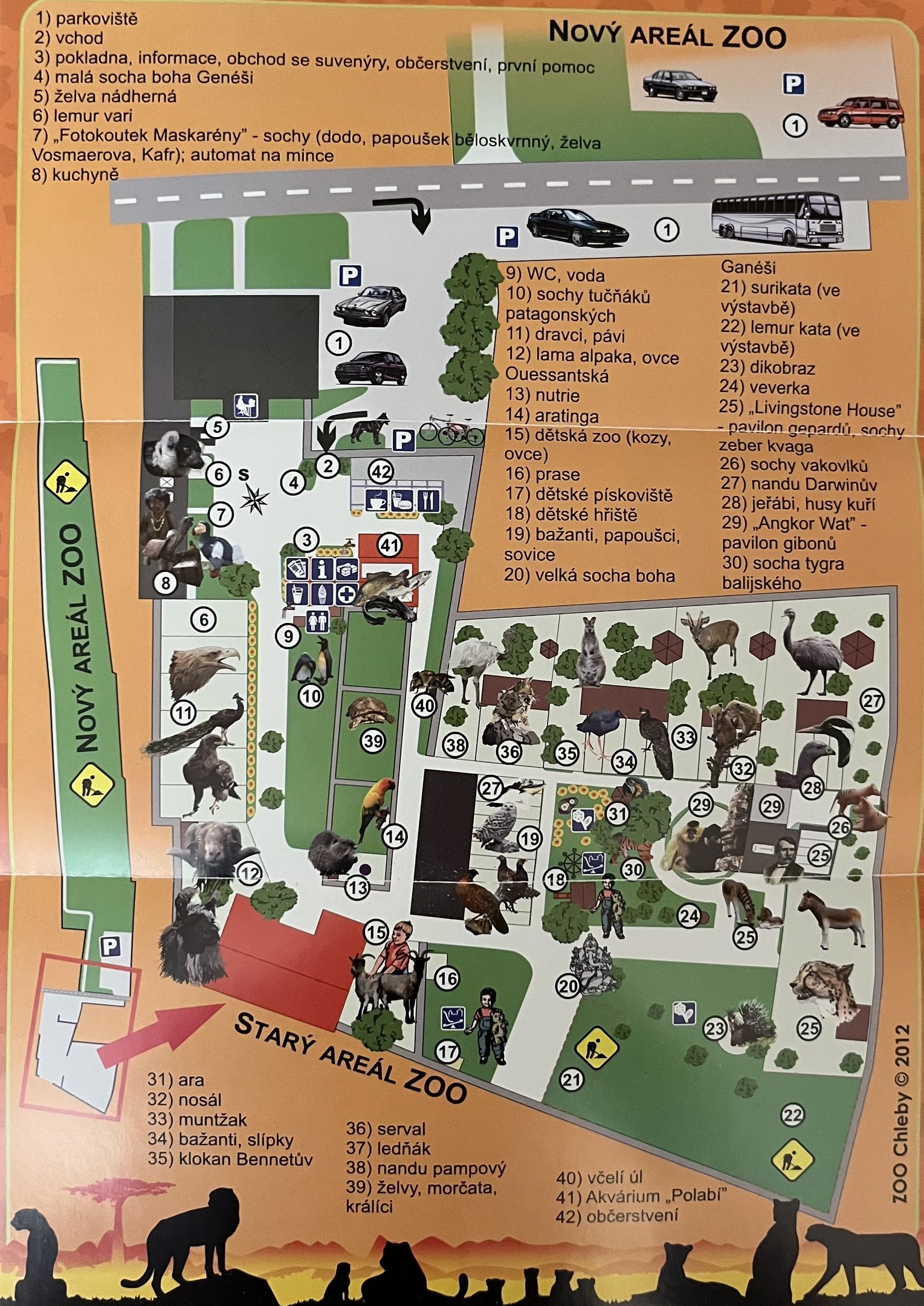 Zoo Map - 2012