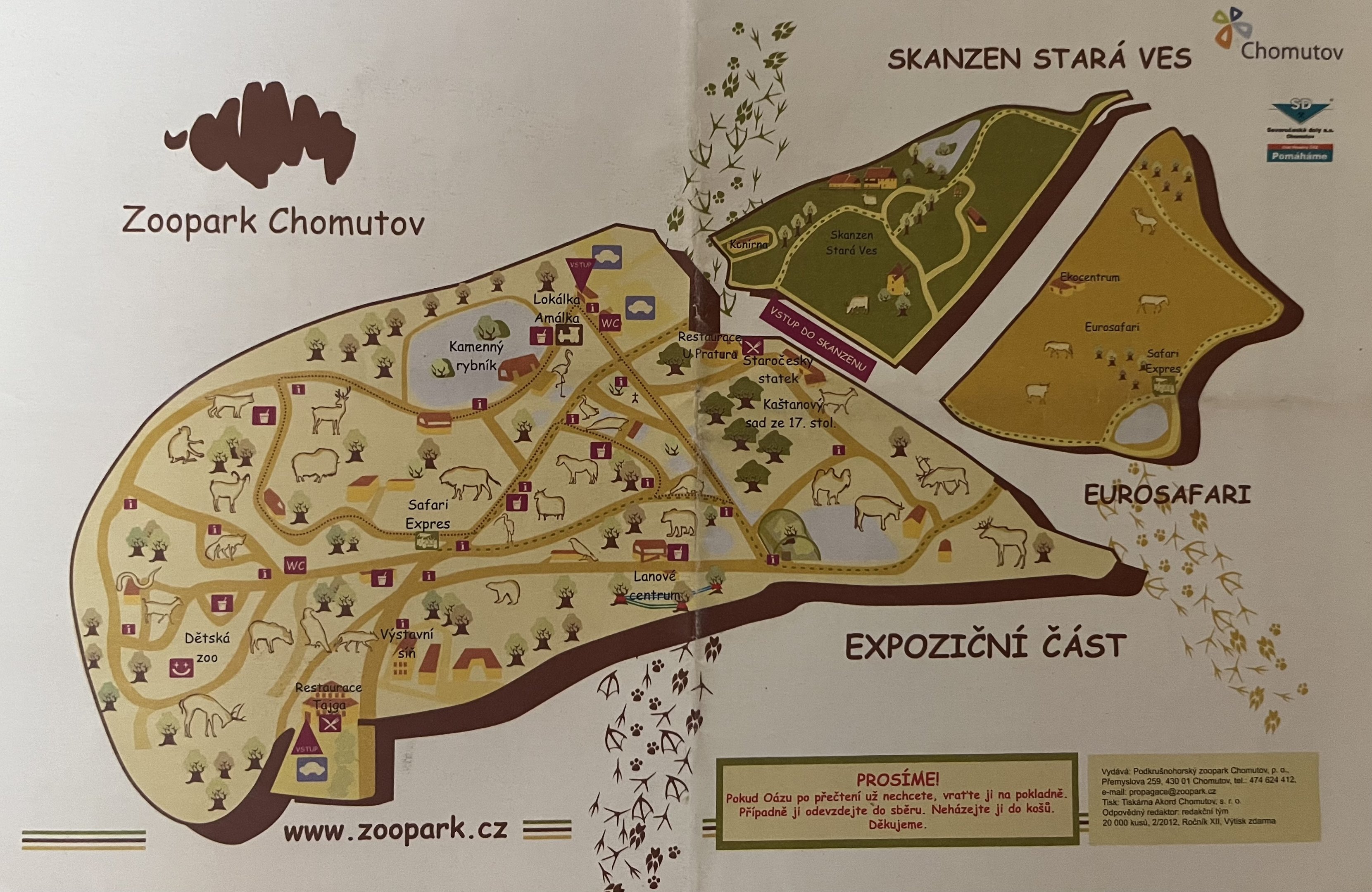 Zoo Map - 2012