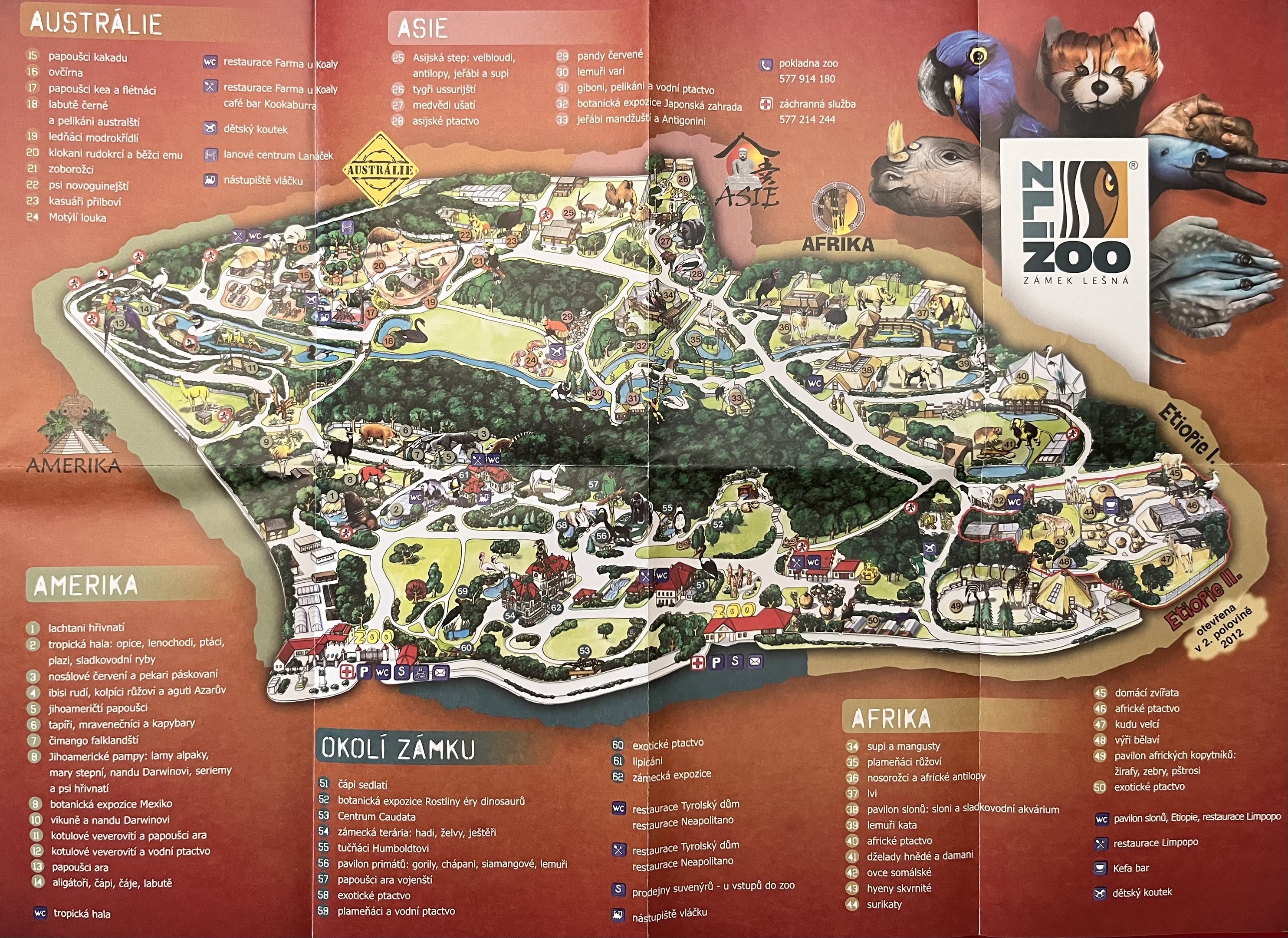Zoo Map - 2012