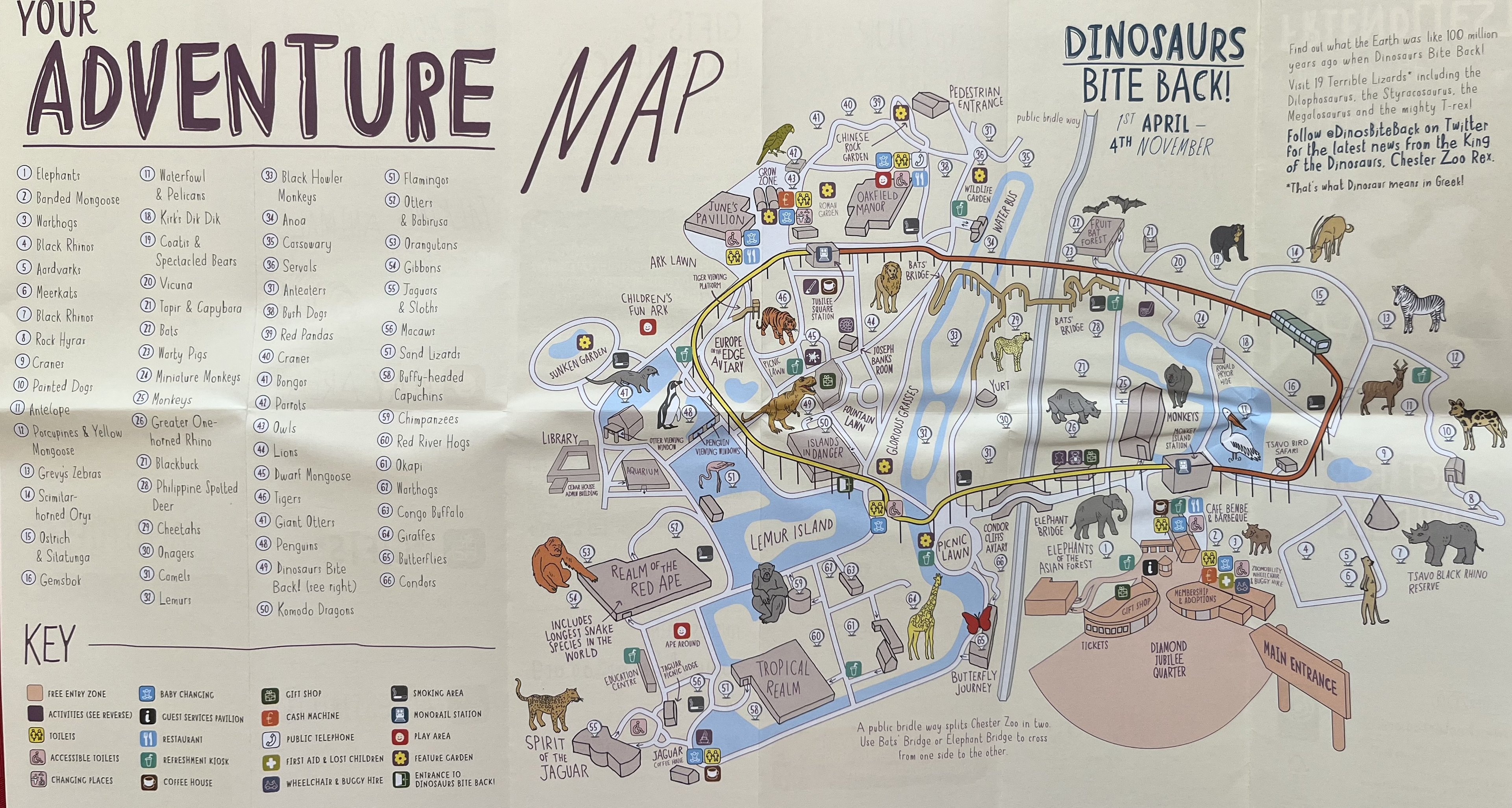 Zoo Map - 2012