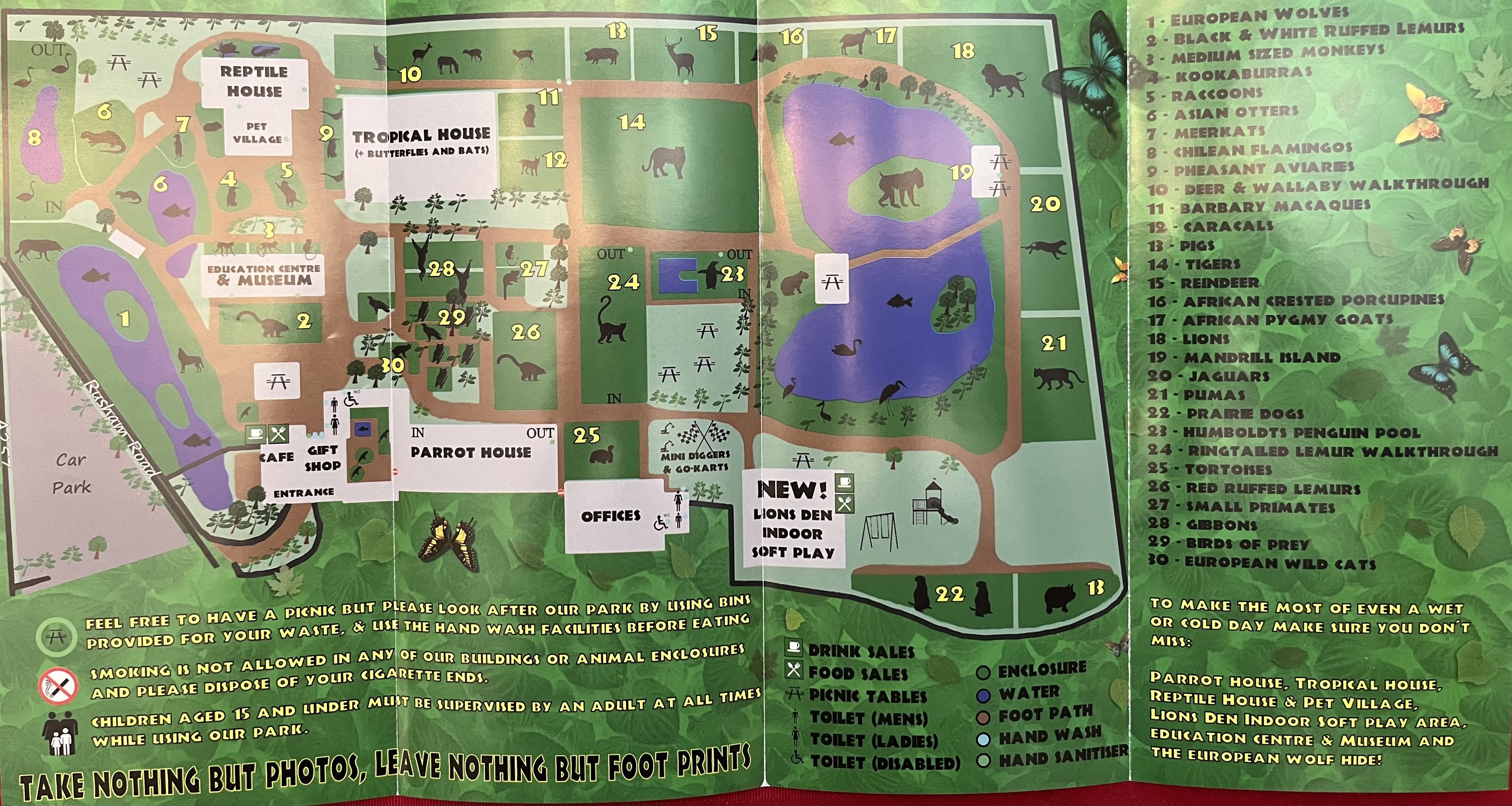 Zoo Map - 2012