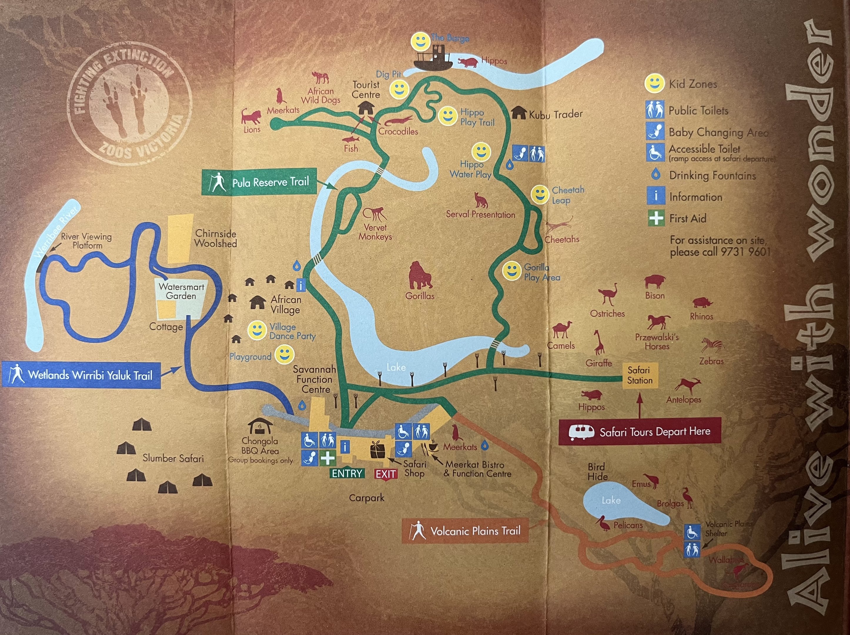 Zoo Map - 2012