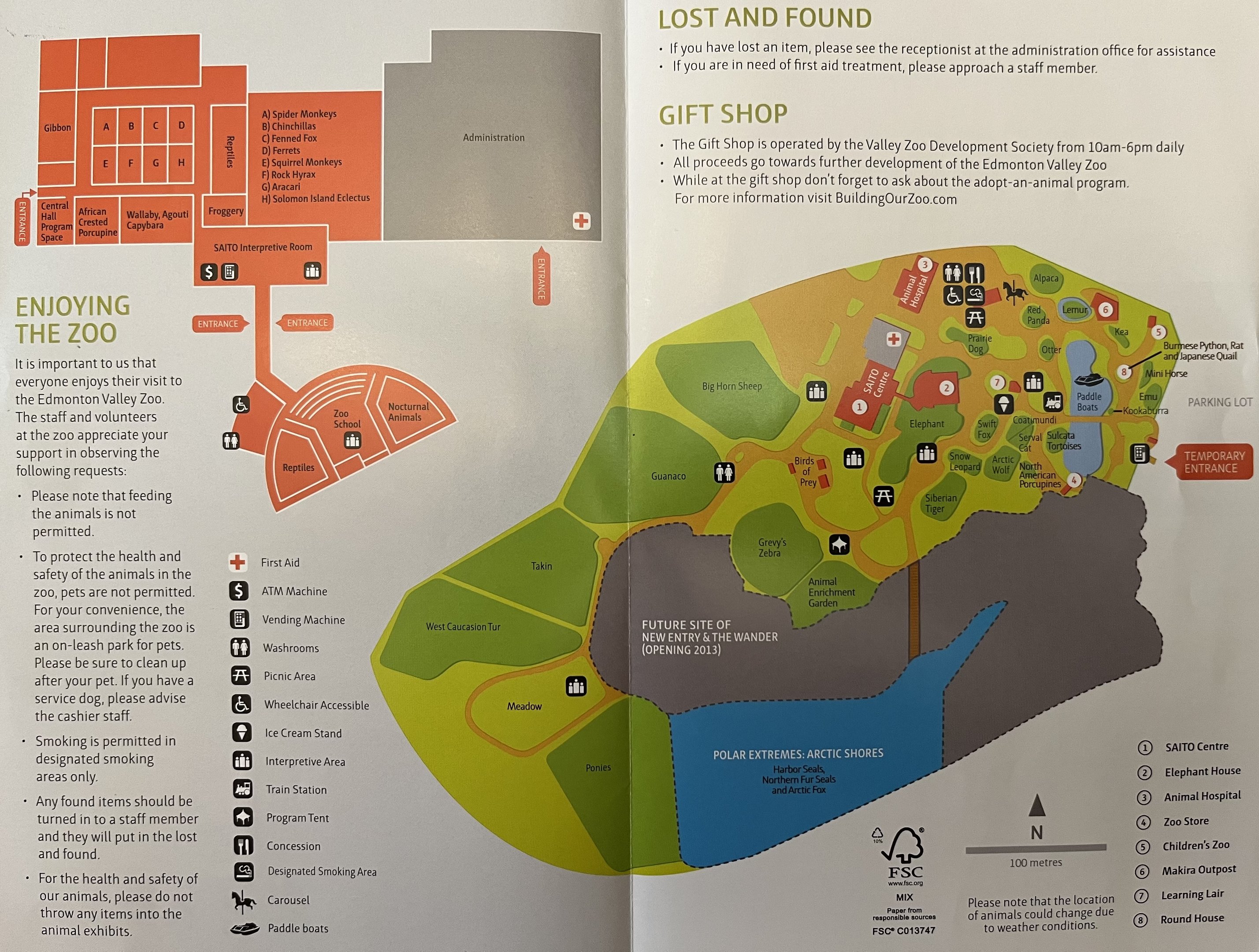 Zoo Map - 2012