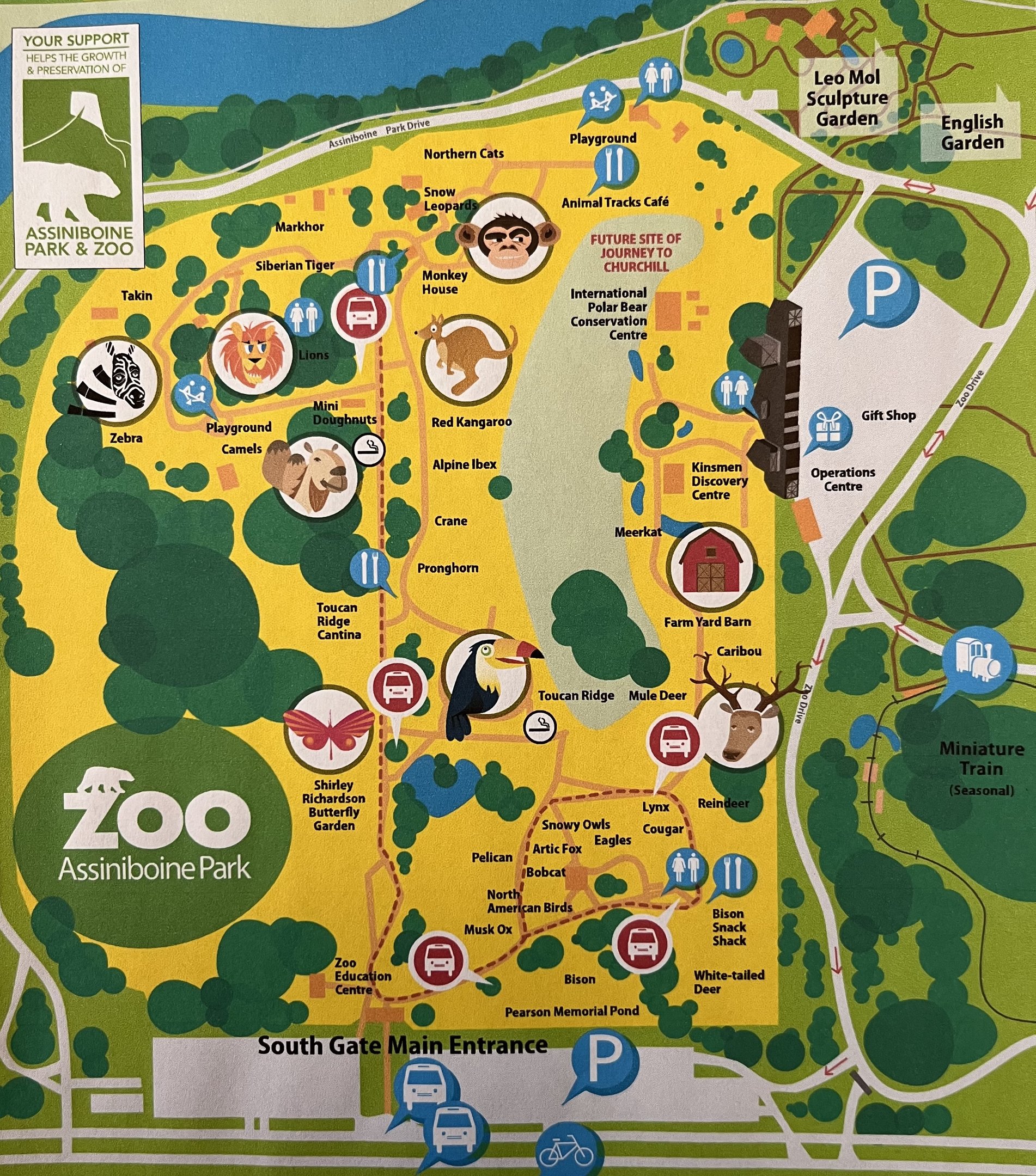Zoo Map - 2012