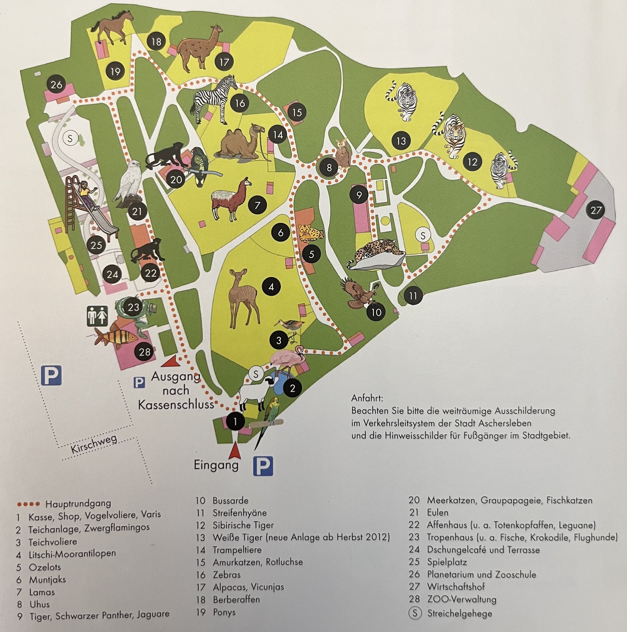 Zoo Map - 2012