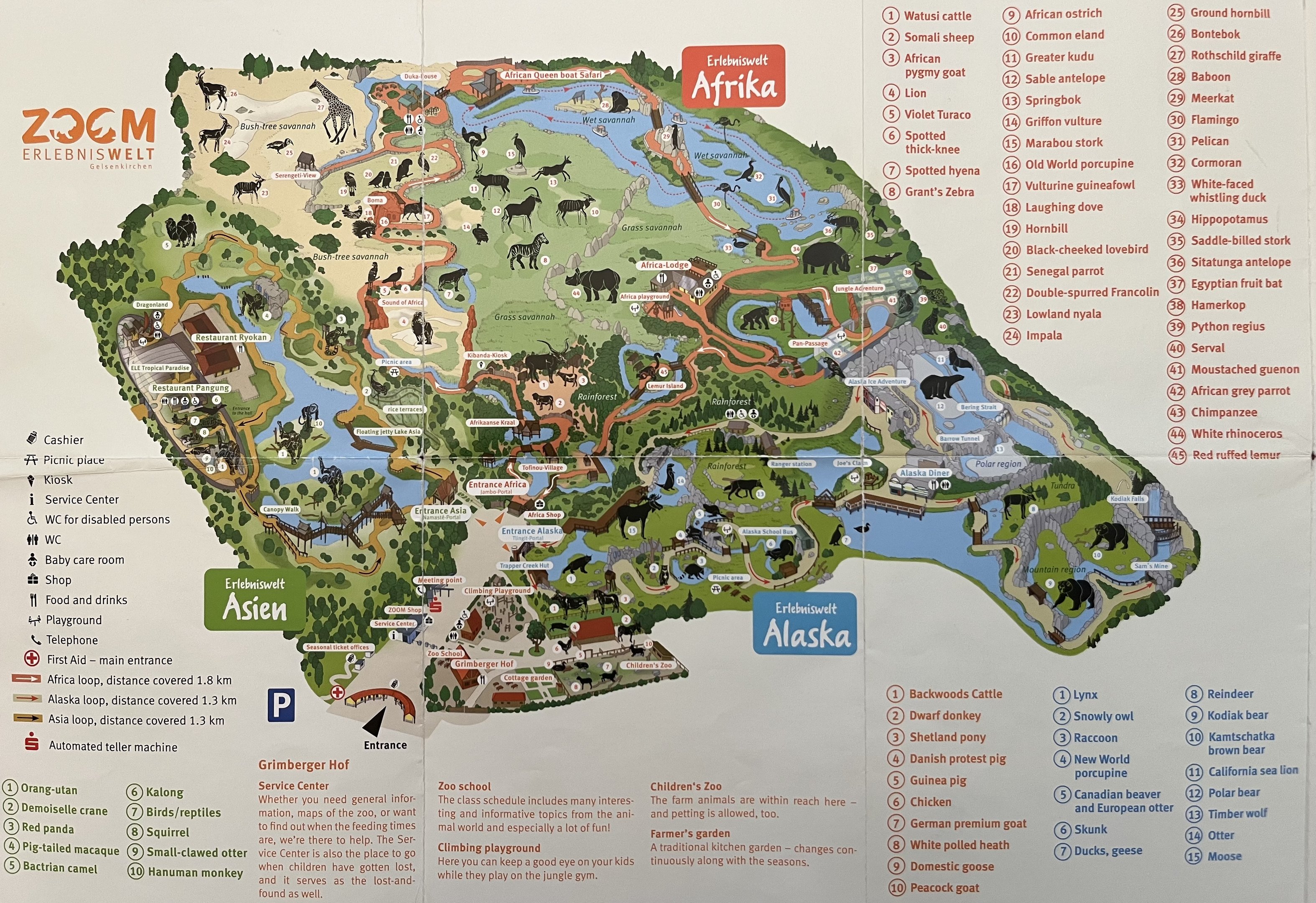 Zoo Map - 2012