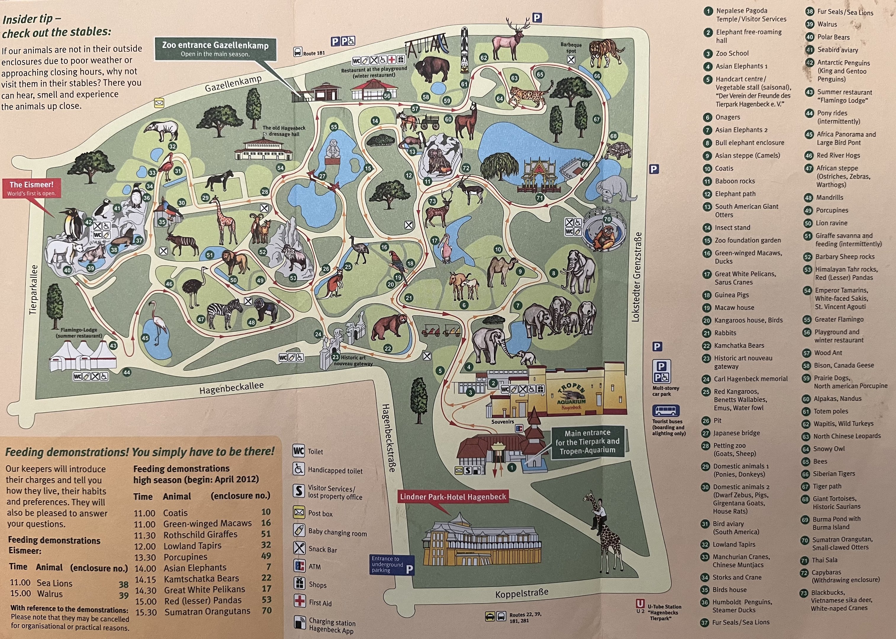 Zoo Map - 2012