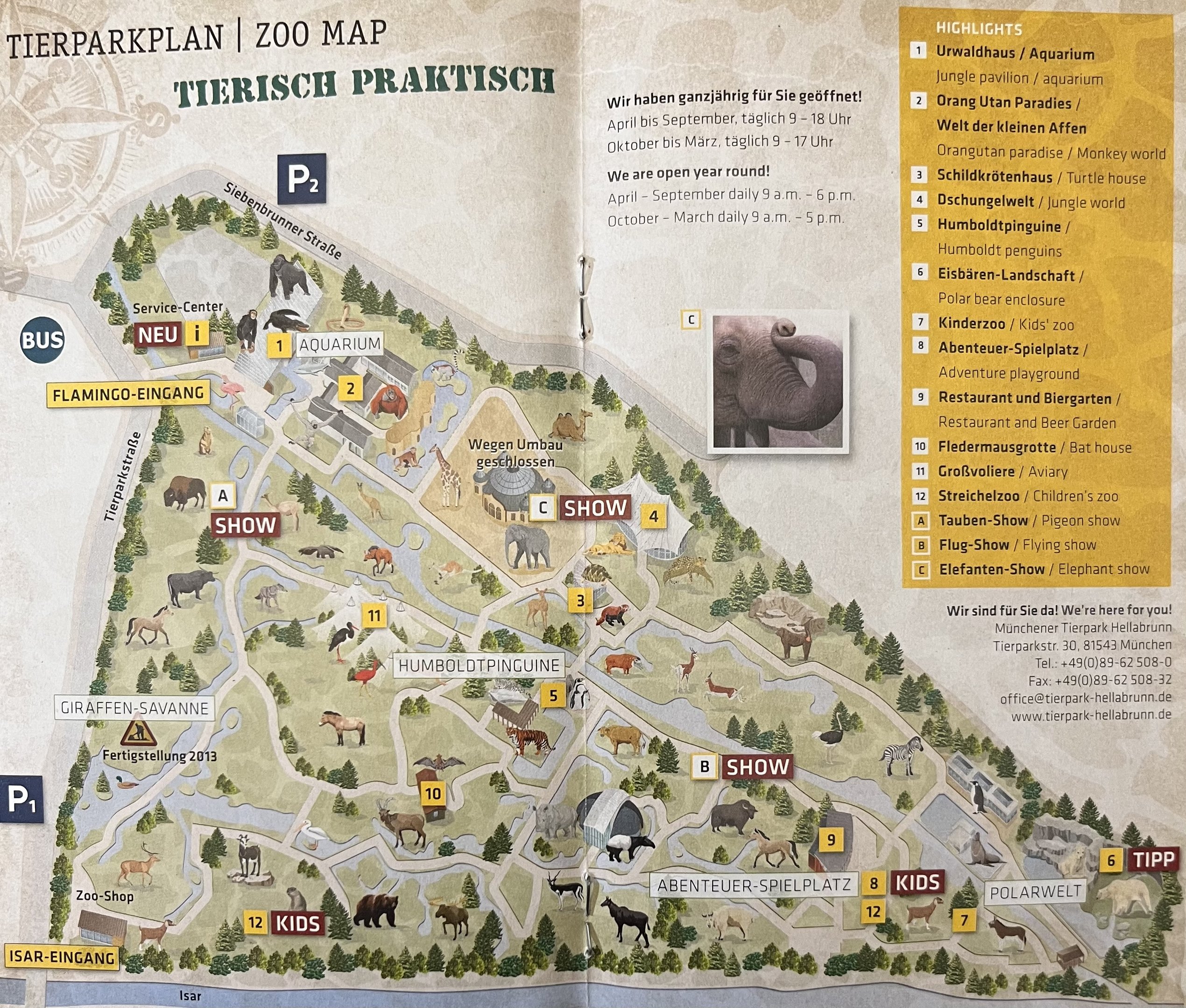 Zoo Map - 2012