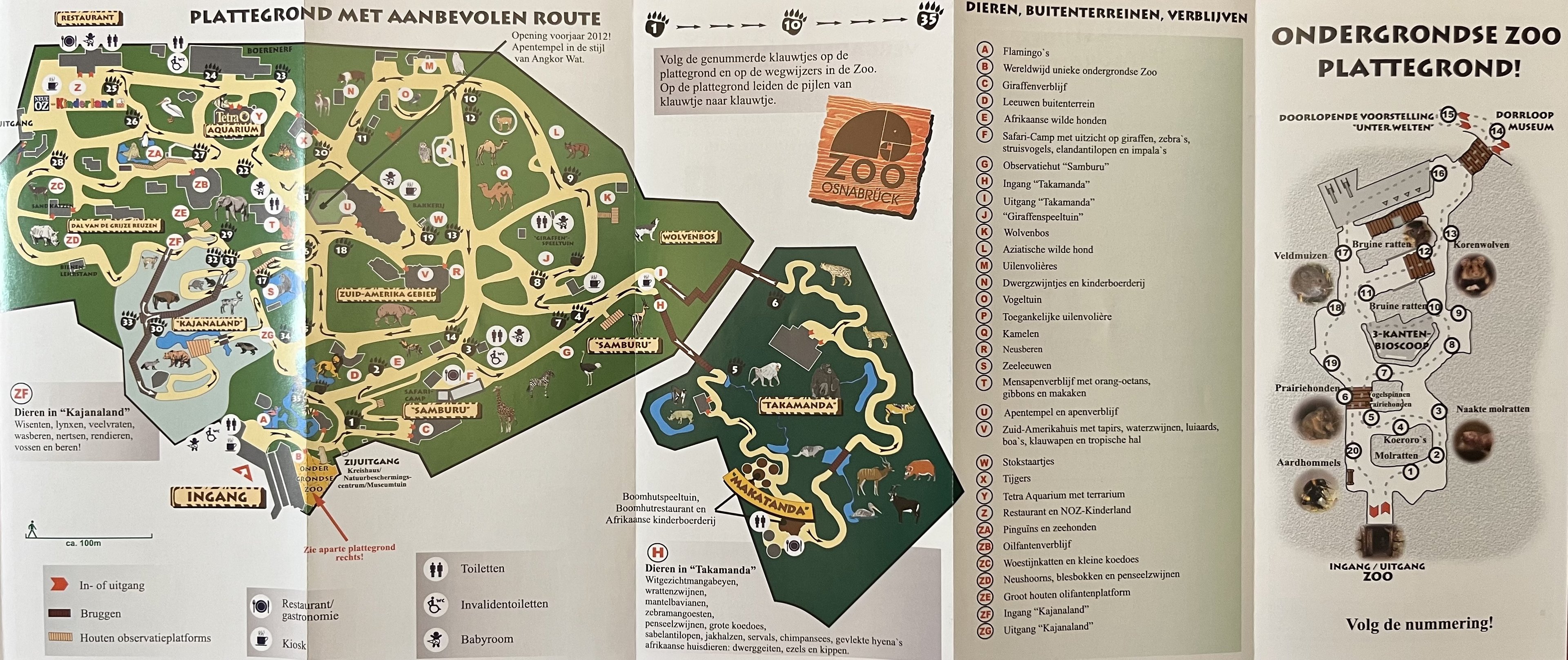 Zoo Map - 2012