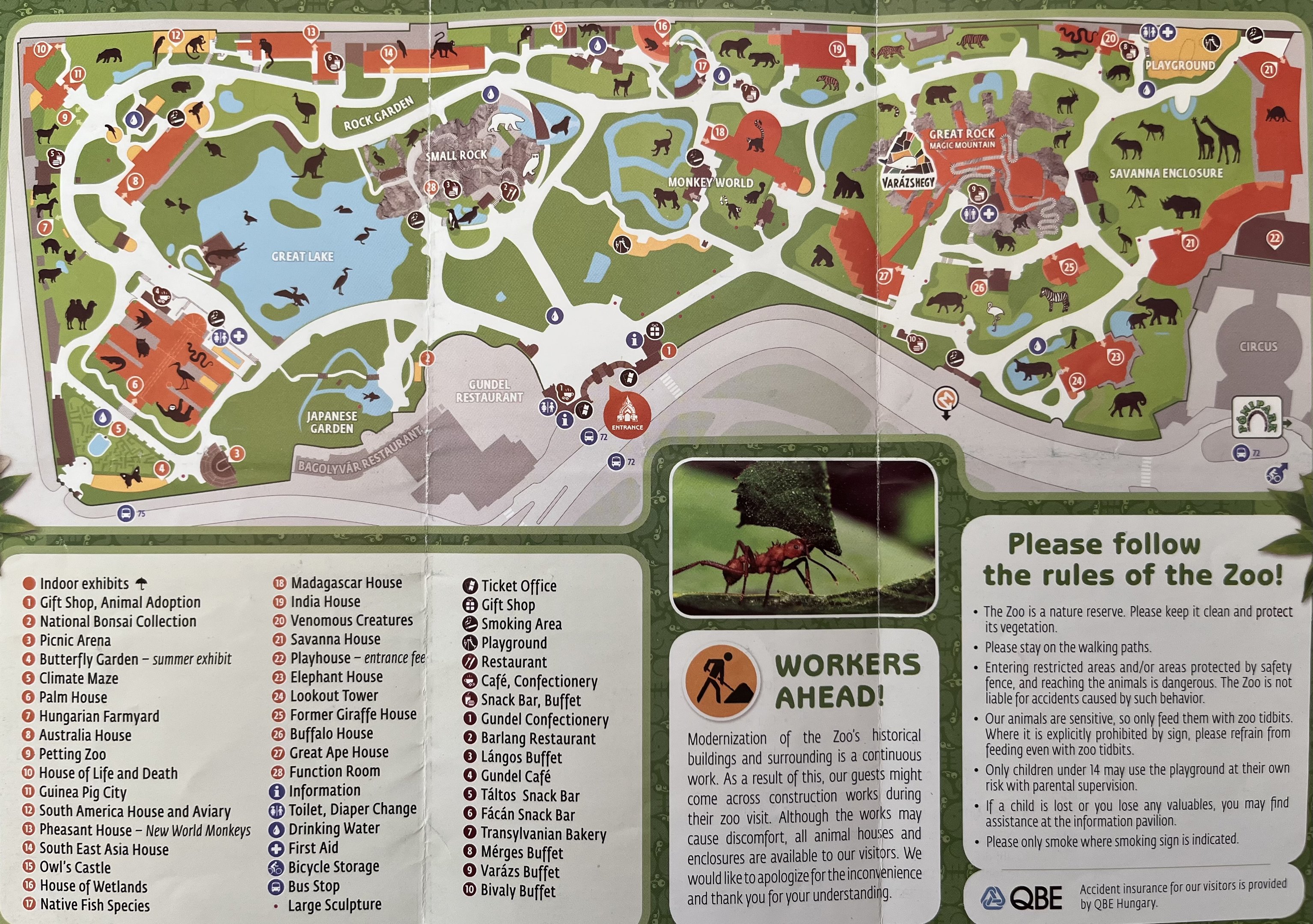 Zoo Map - 2012