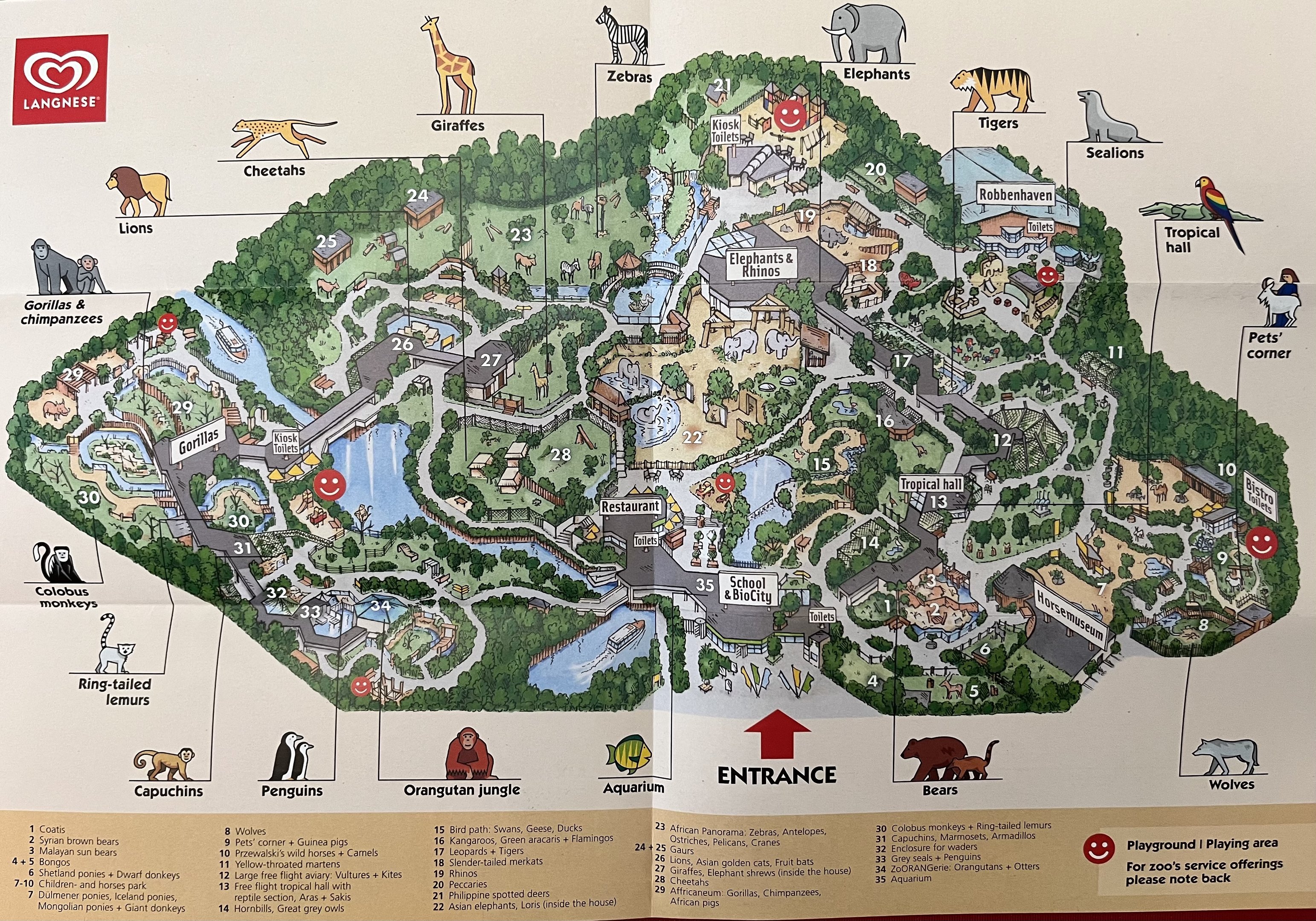 Zoo Map - 2013 (English)