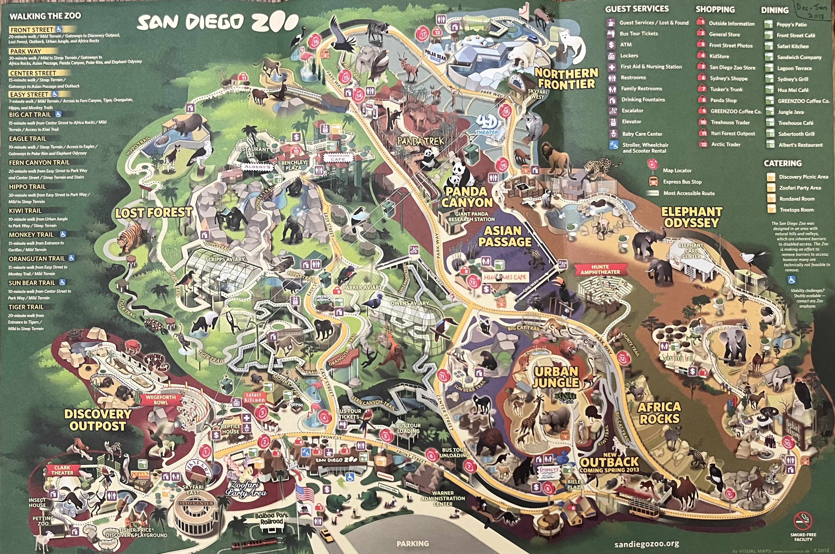 Zoo Map - 2013
