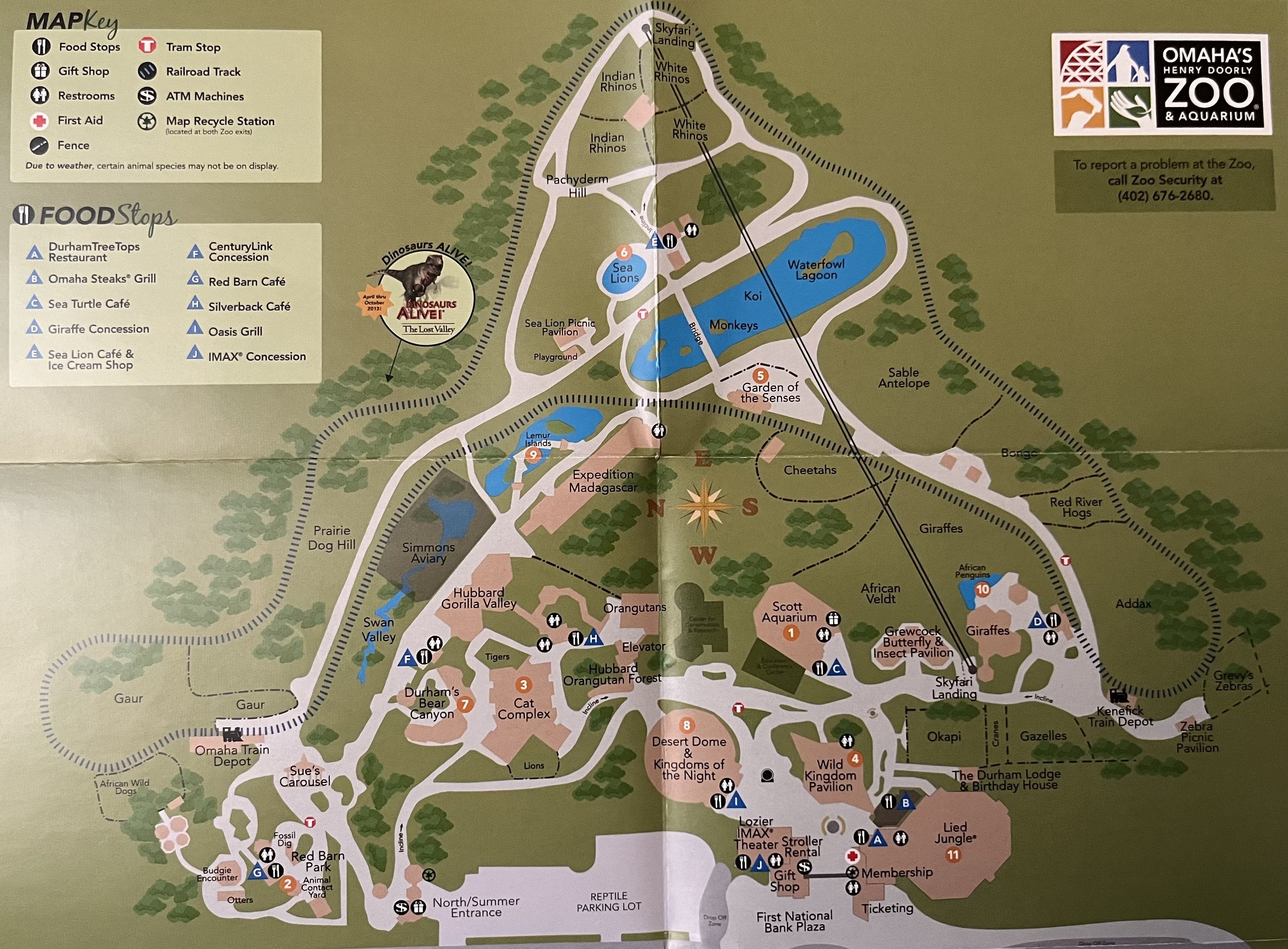 Zoo Map - 2013