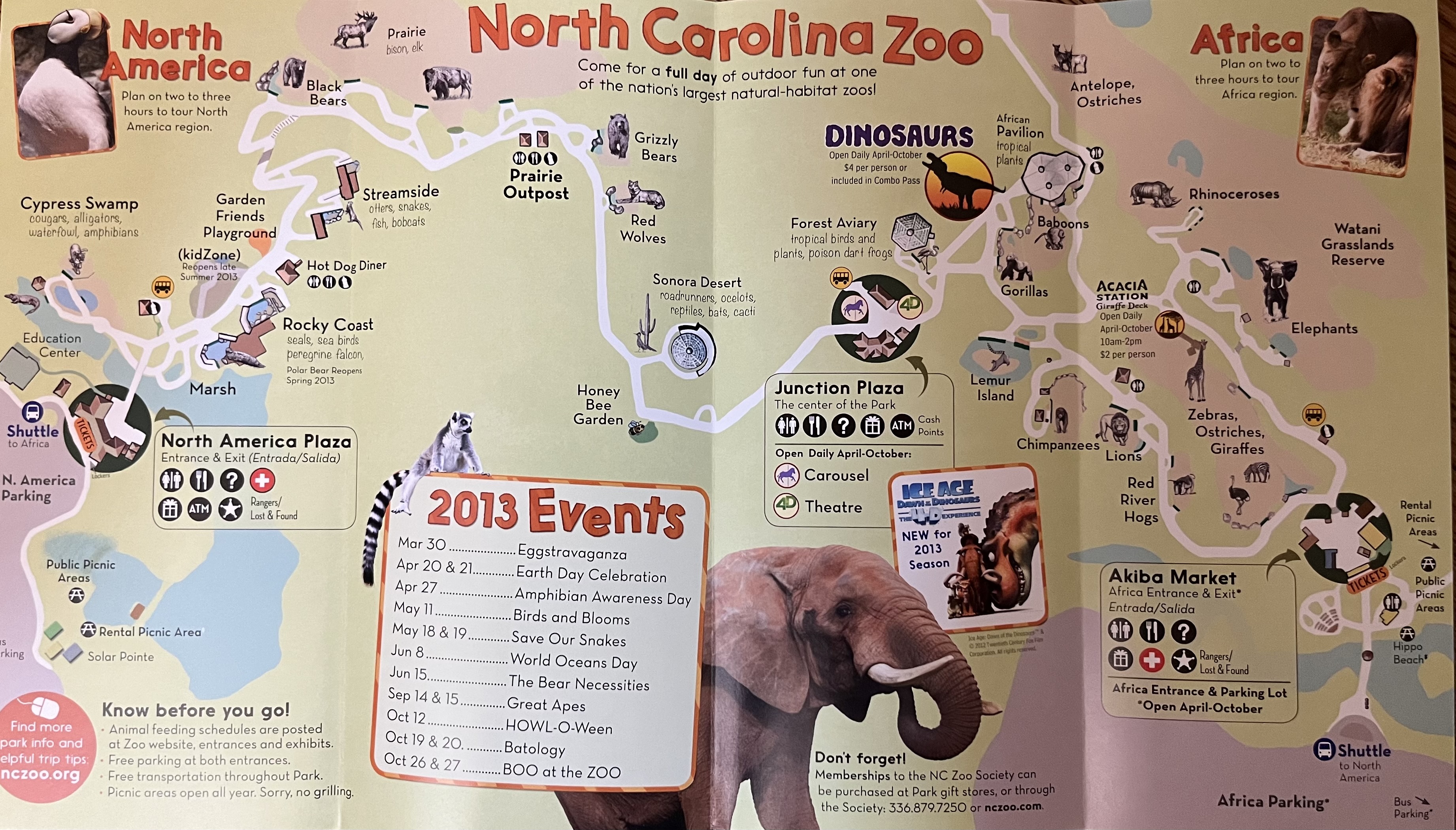 Zoo Map - 2013