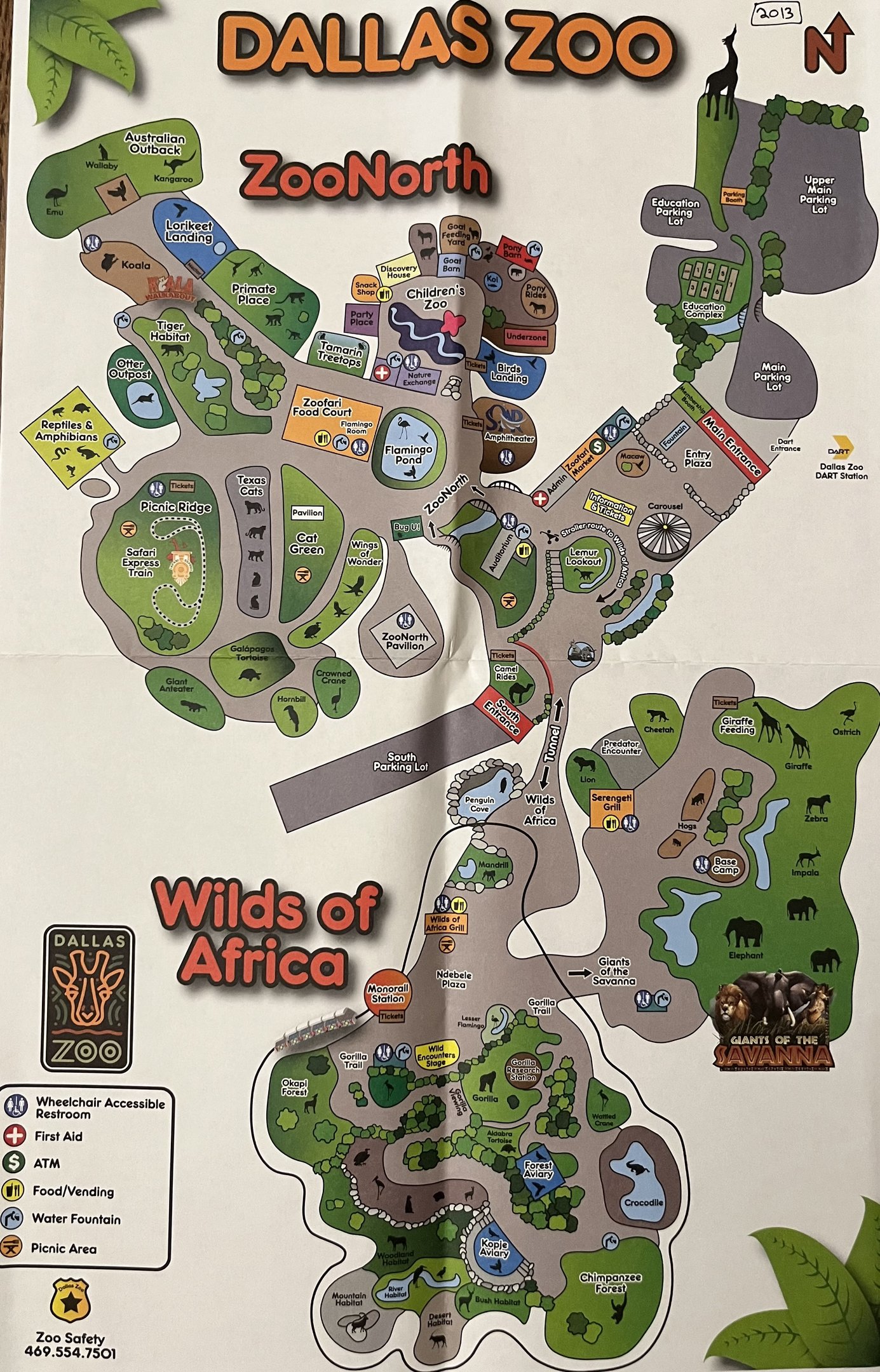 Zoo Map - 2013