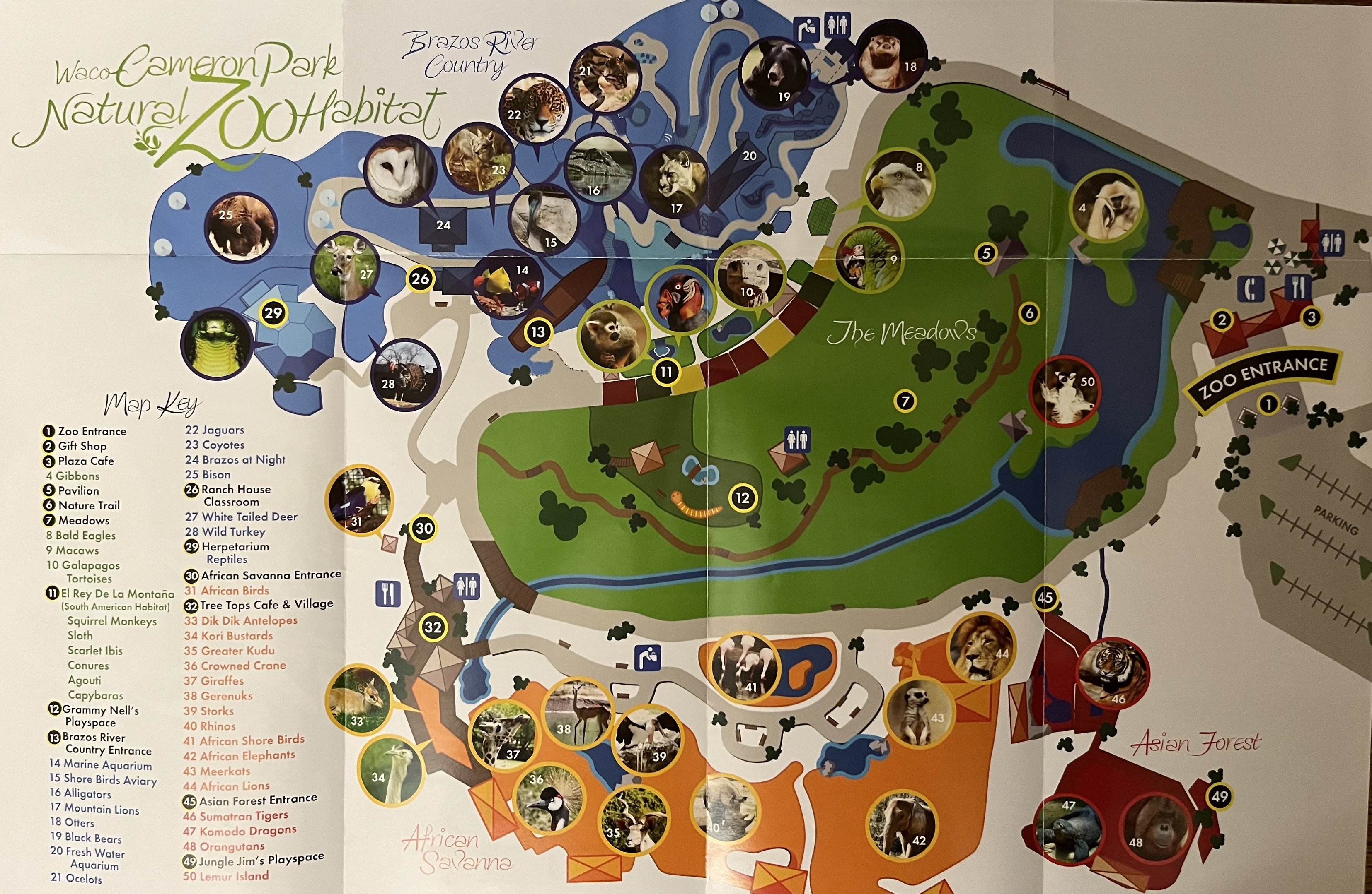 Zoo Map - 2013