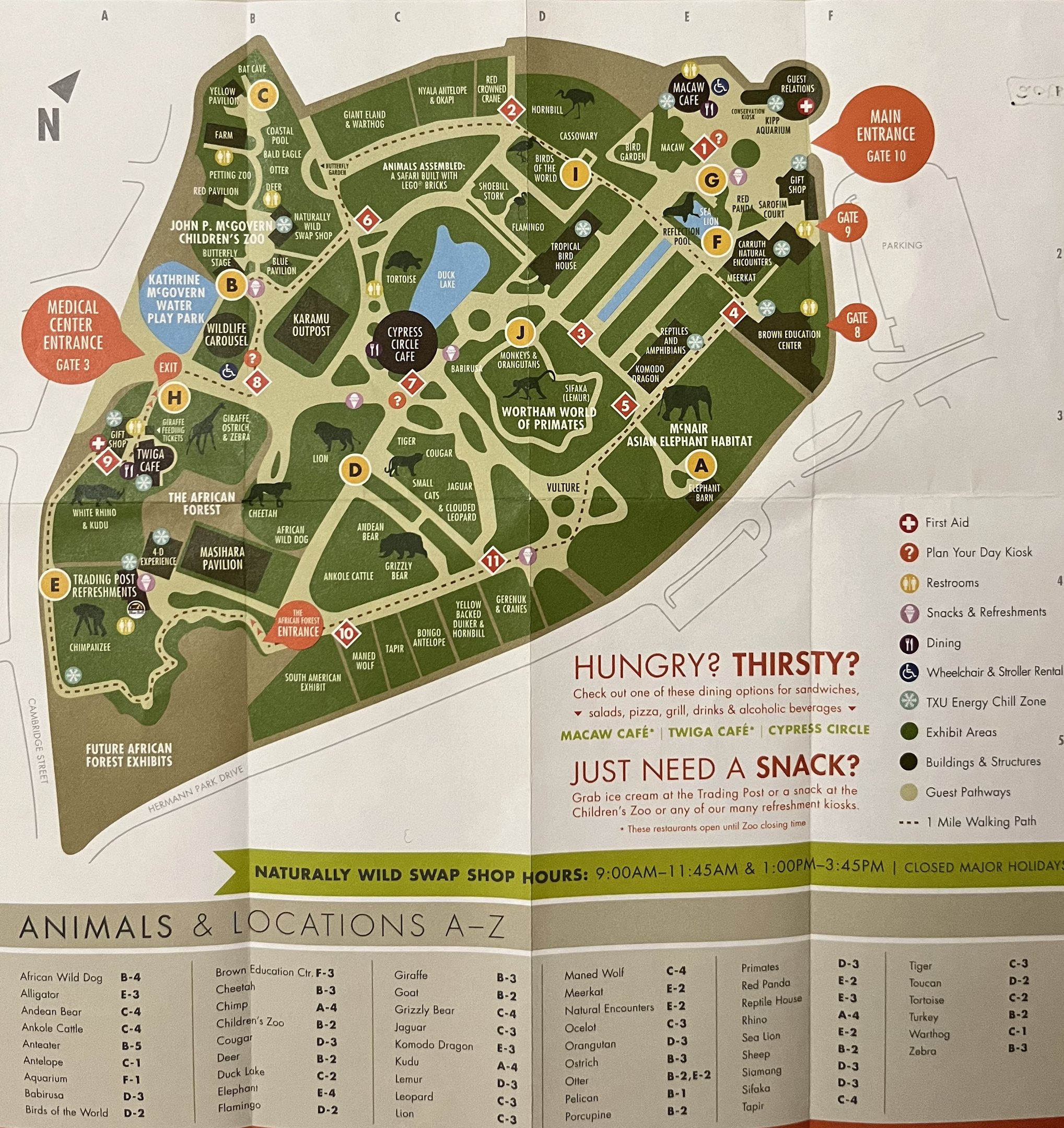 Zoo Map - 2013