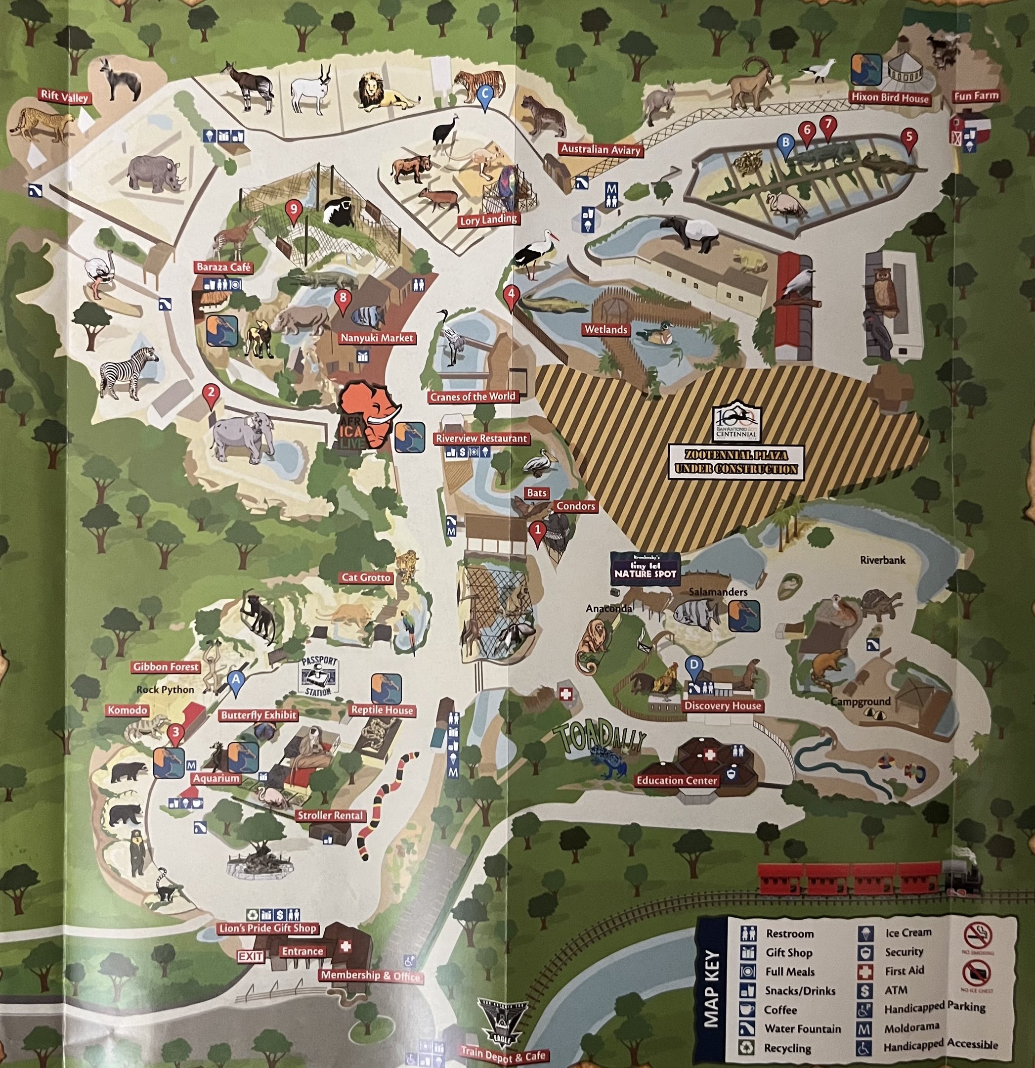 Zoo Map - 2013