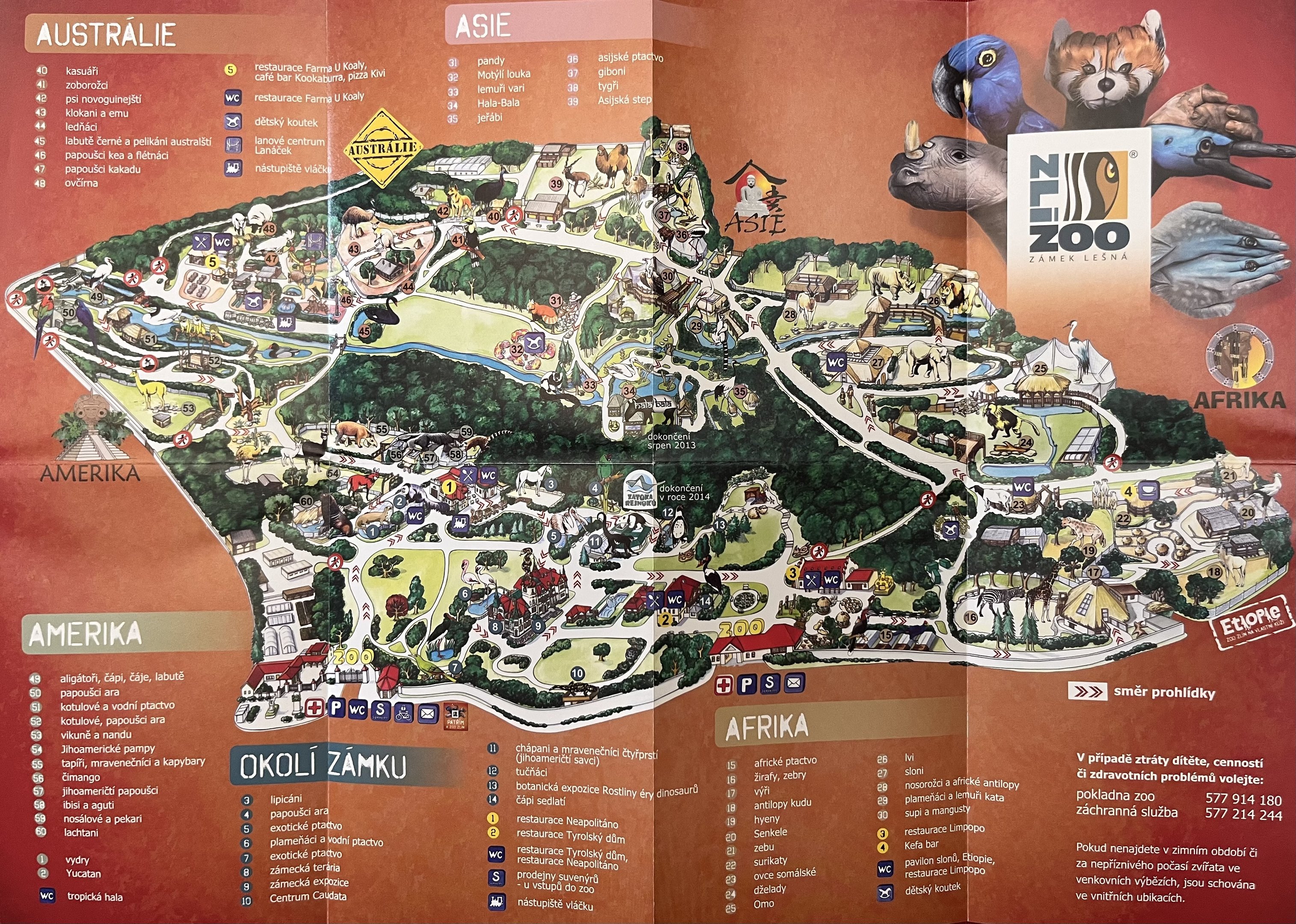 Zoo Map - 2013