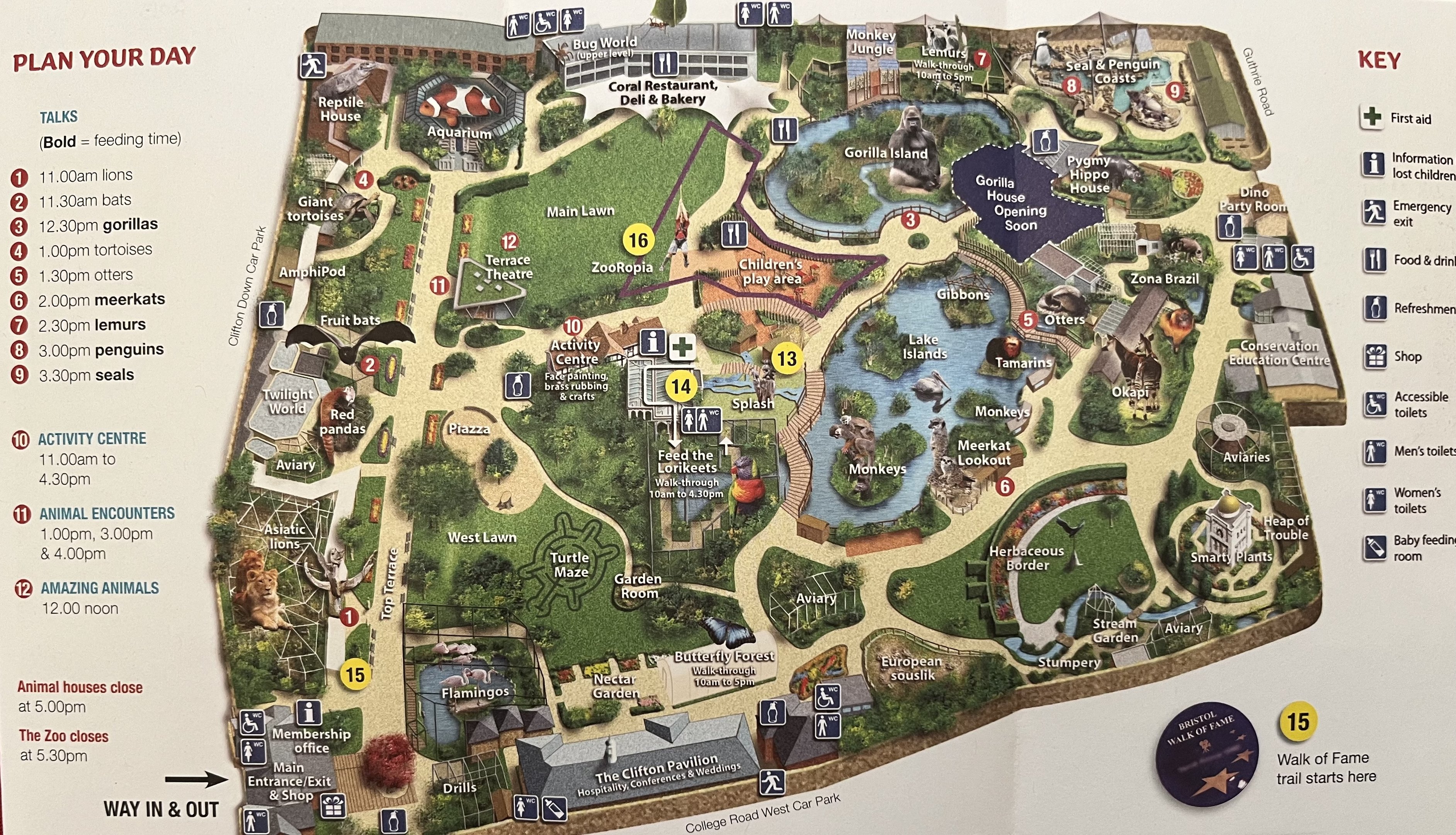 Zoo Map - 2013