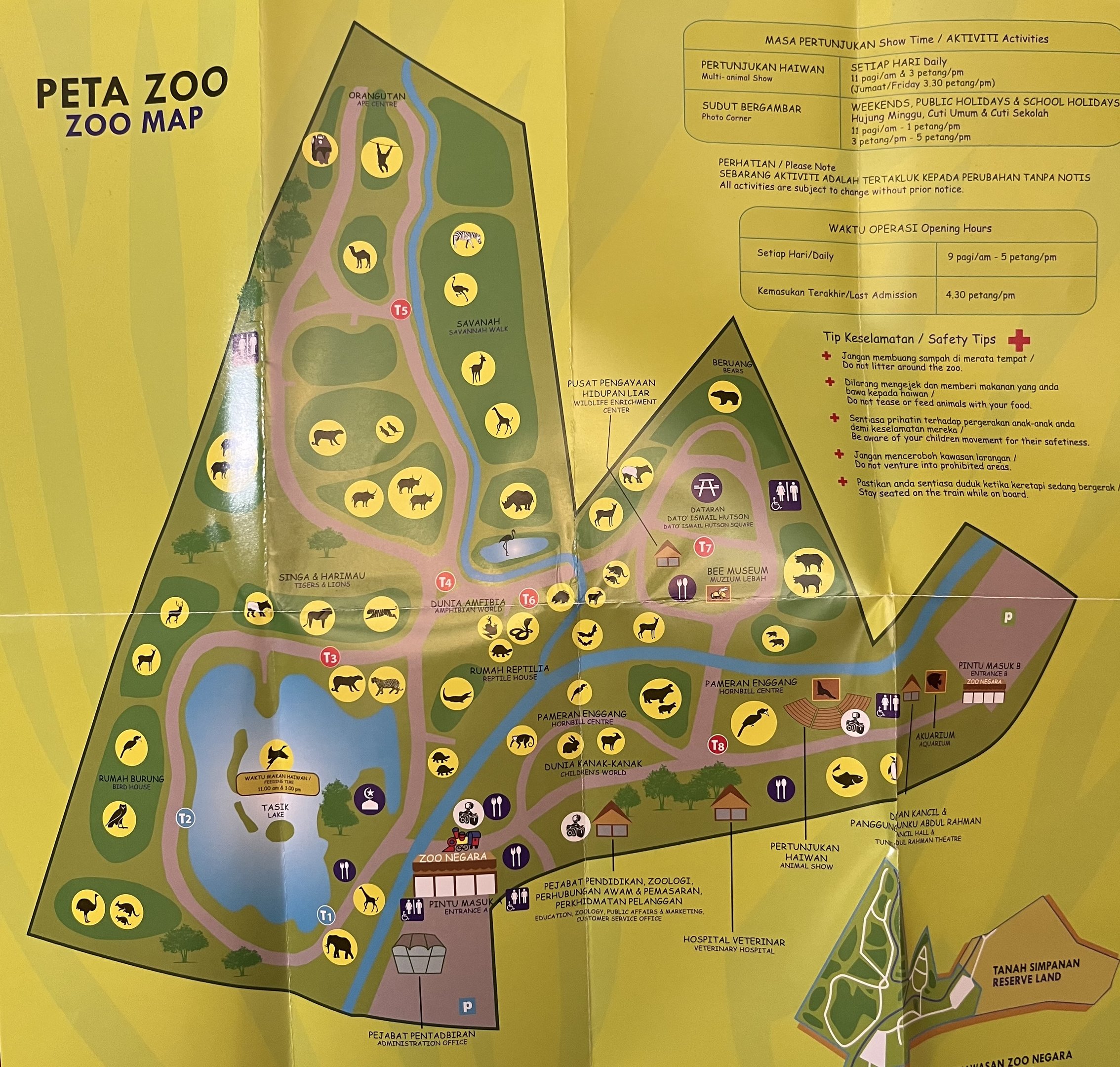 Zoo Map - 2013