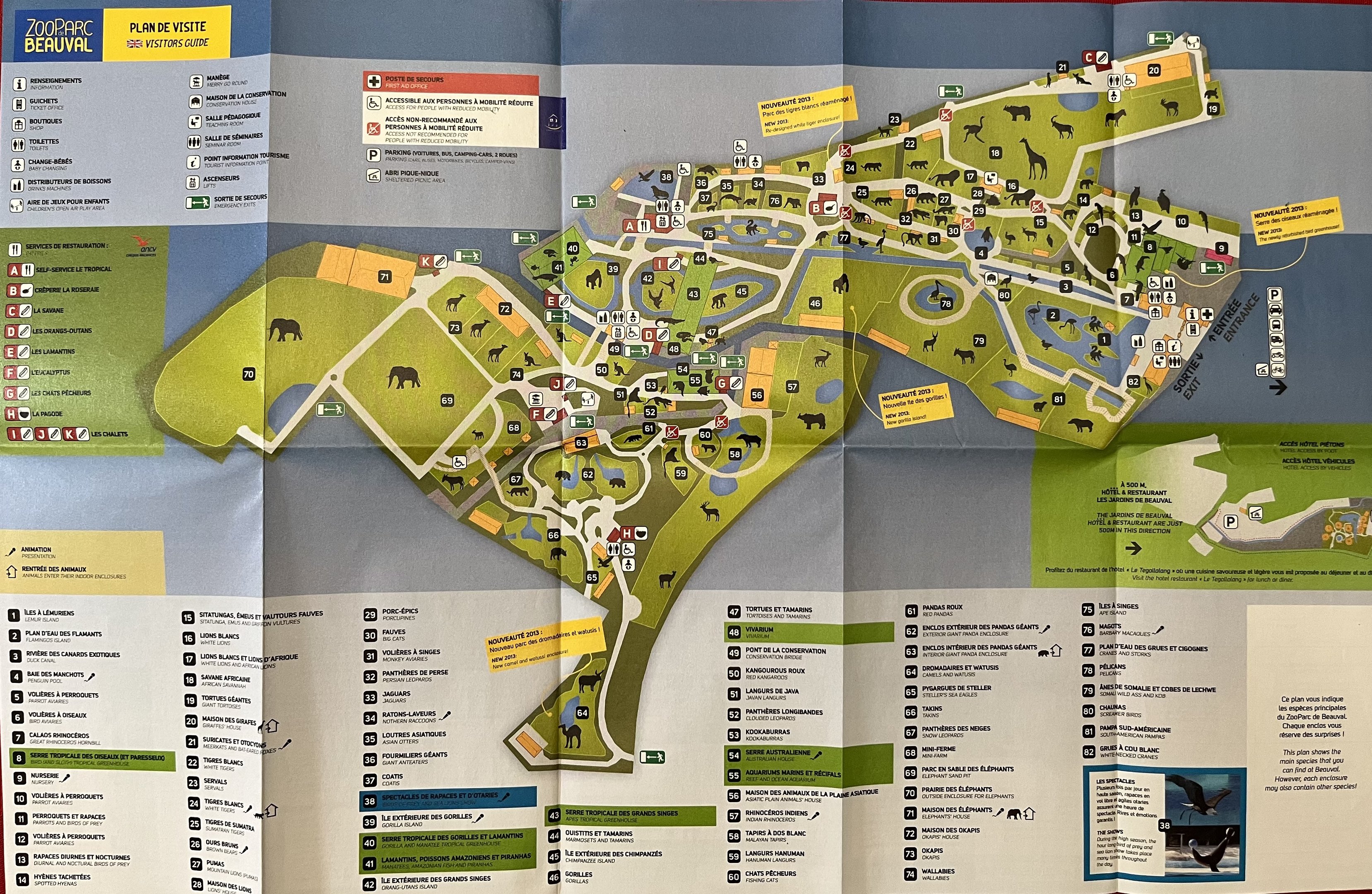 Zoo Map - 2013