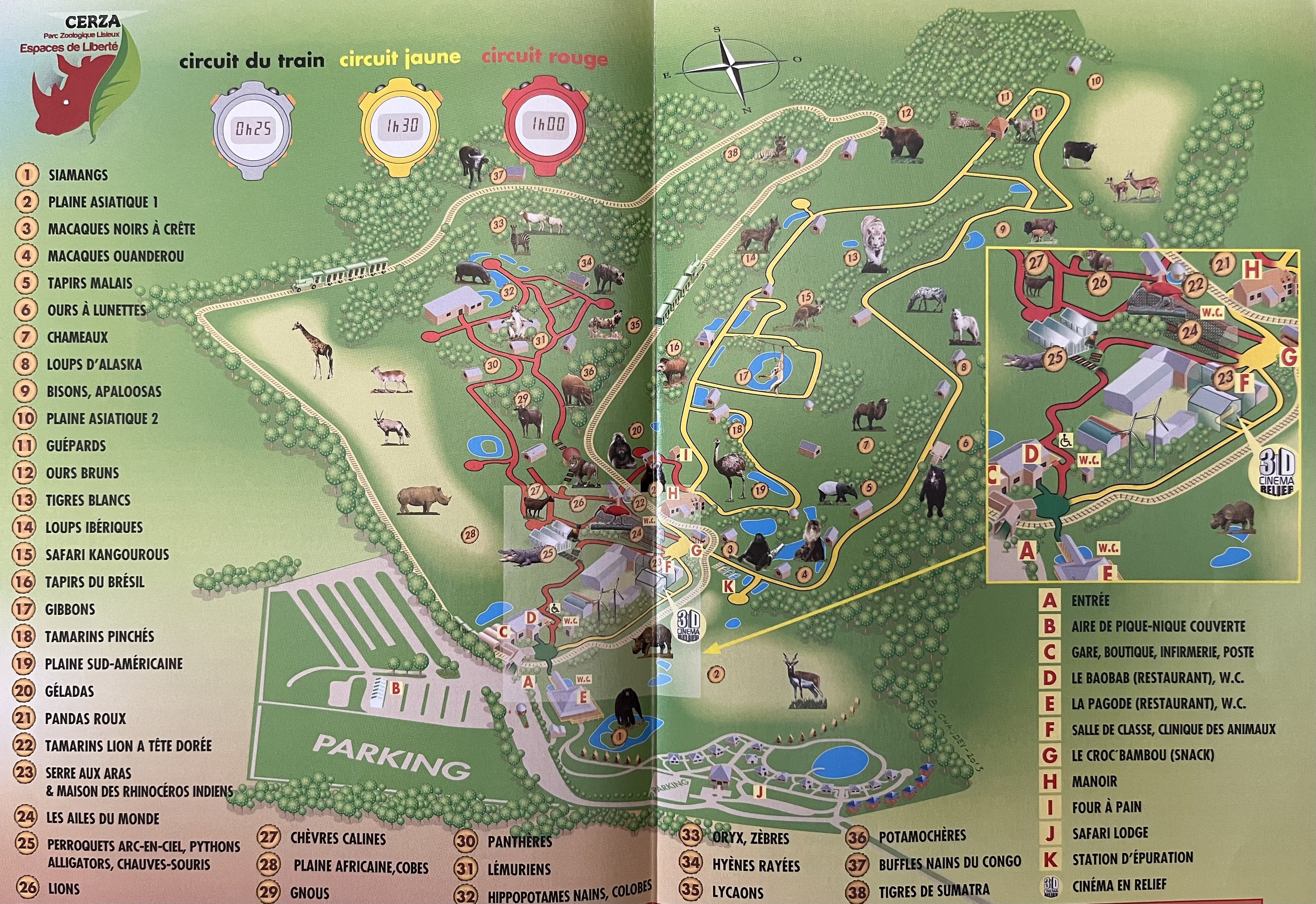 Zoo Map - 2013