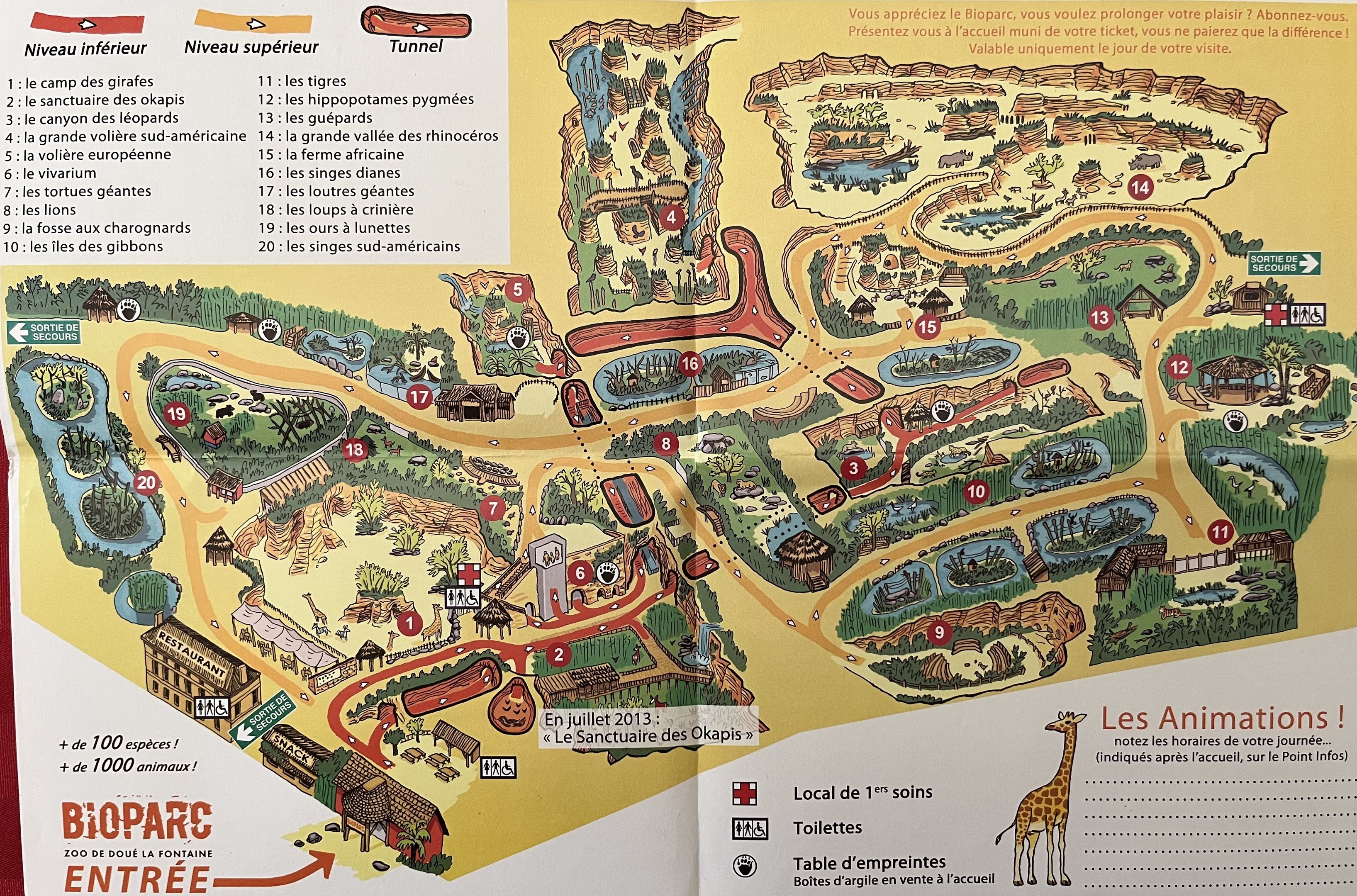 Zoo Map - 2013