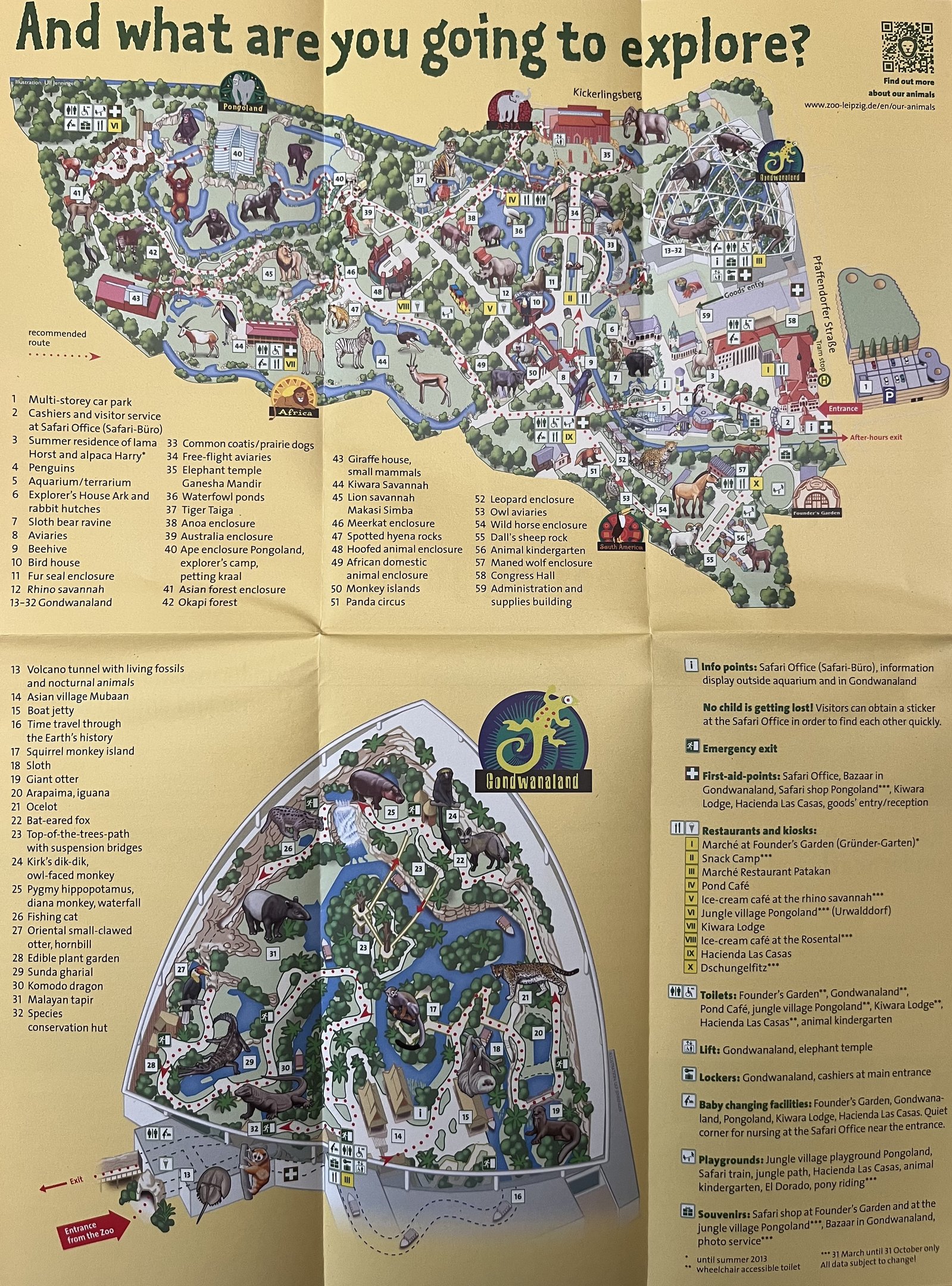 Zoo Map - 2013