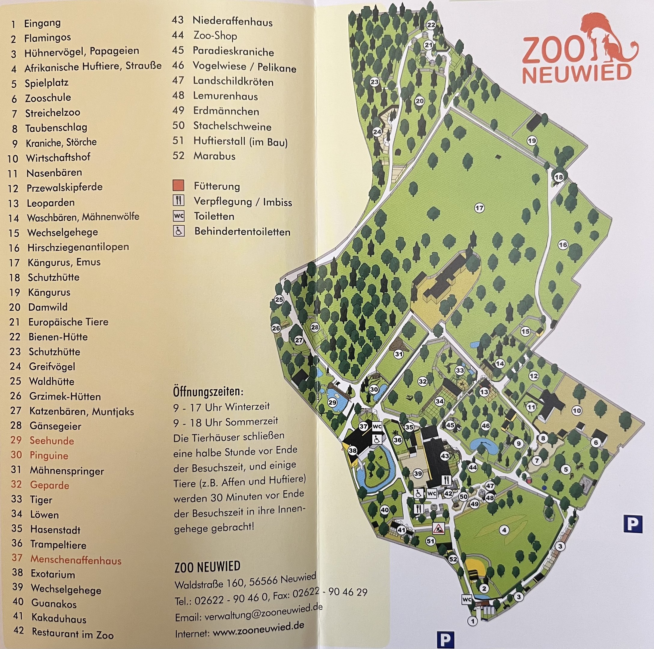 Zoo Map - 2013